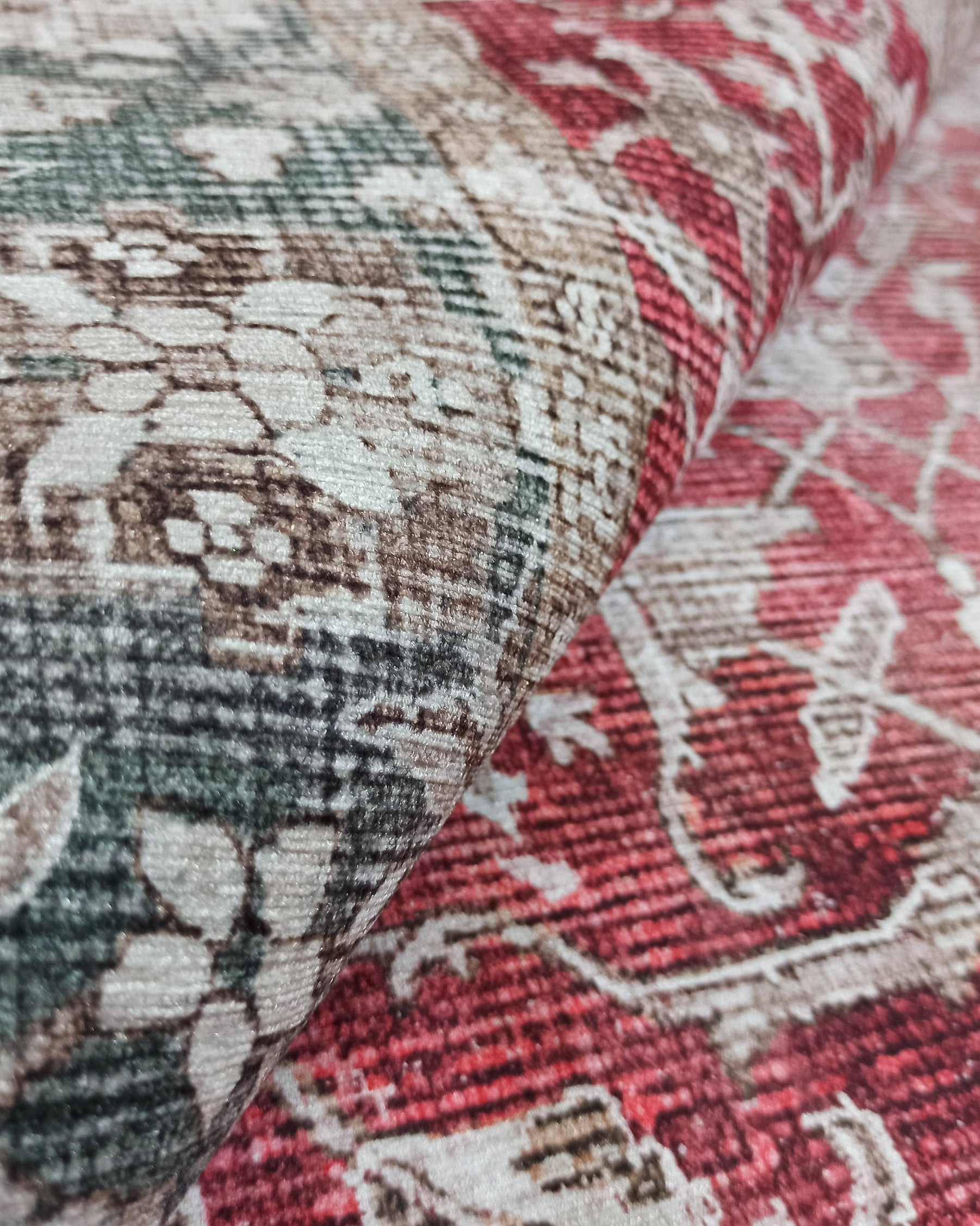 Dada Persian Vintage Red & Neutral Gray Rug