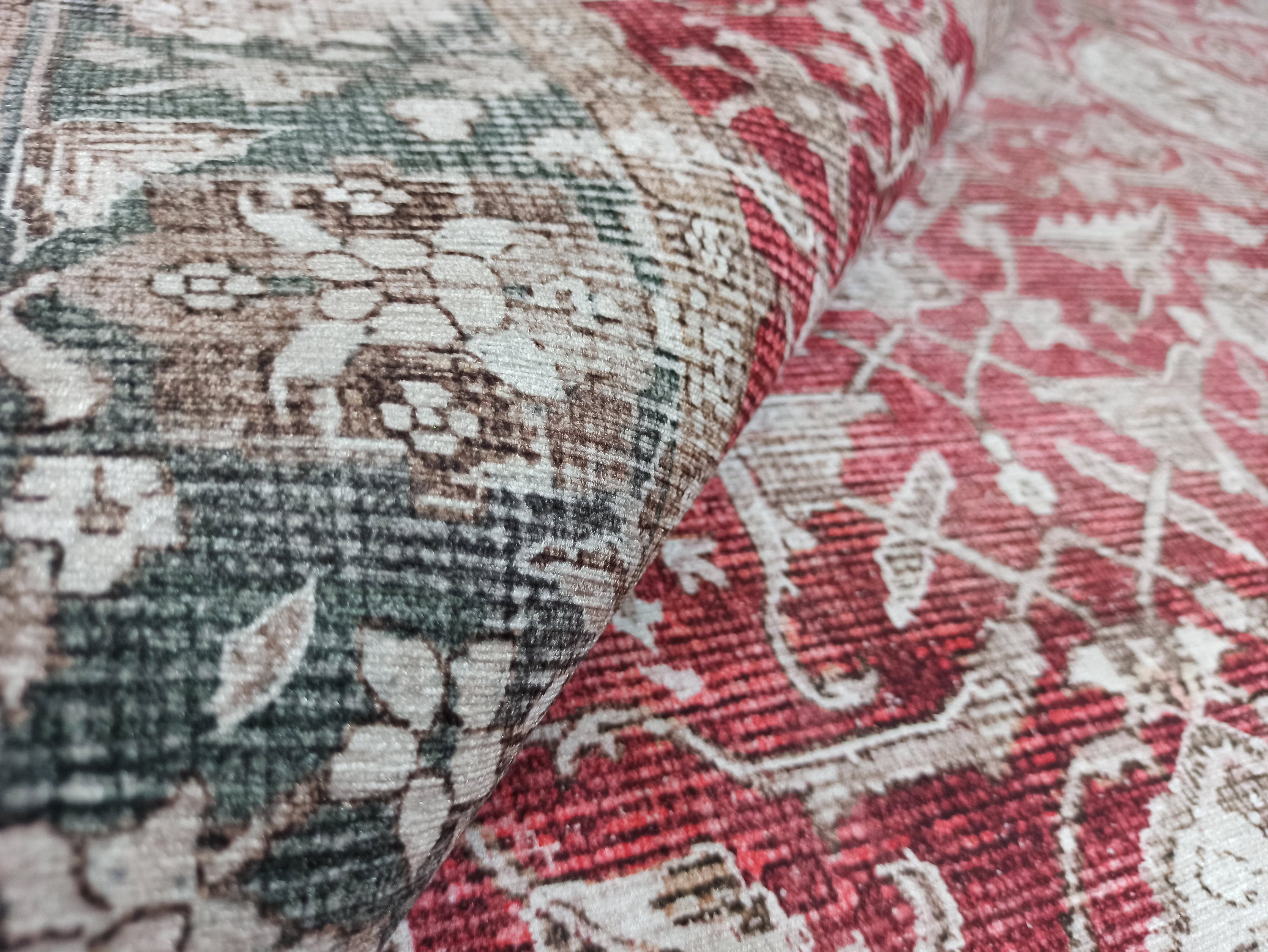 Dada Persian Vintage Red & Neutral Gray Rug