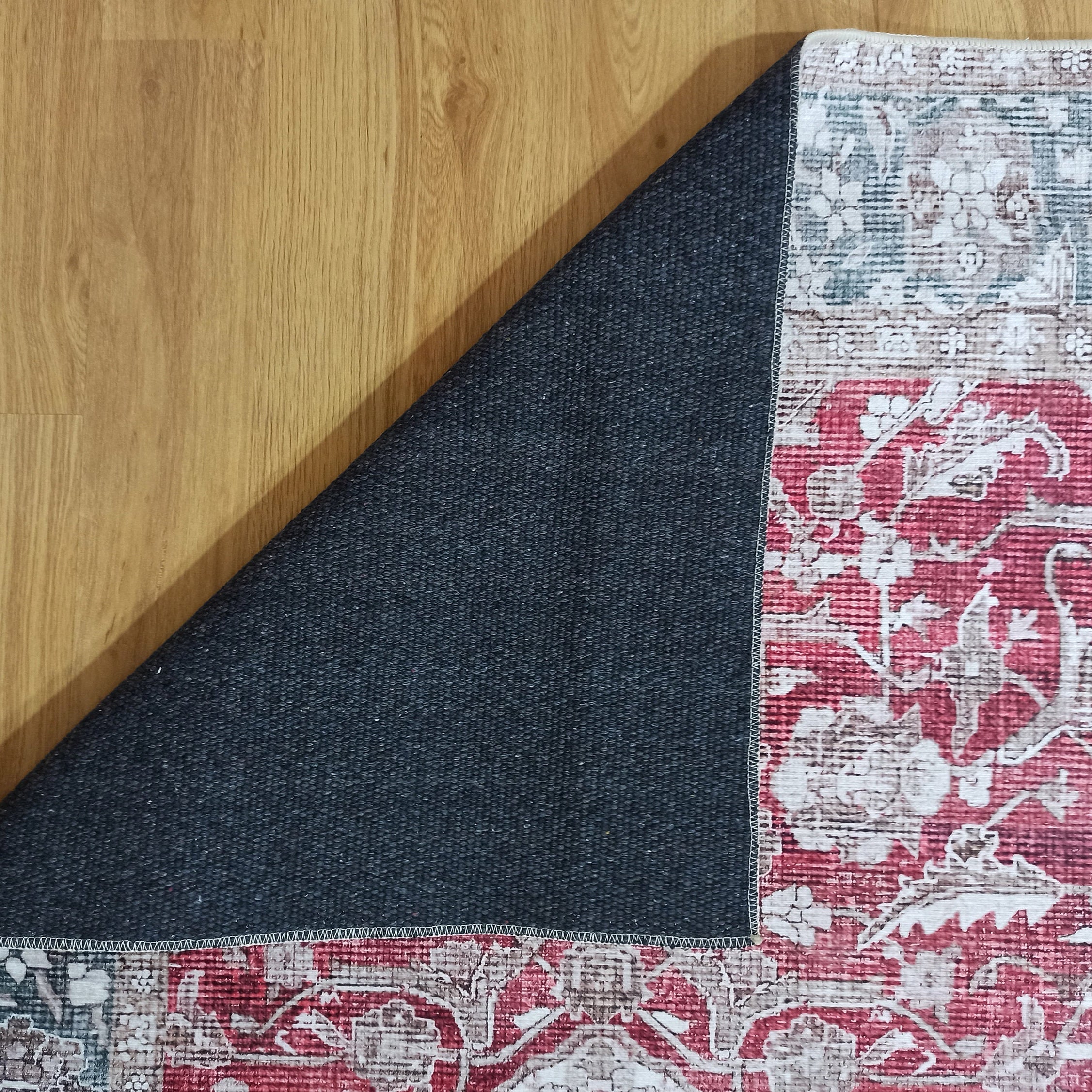 Dada Persian Vintage Red & Neutral Gray Rug