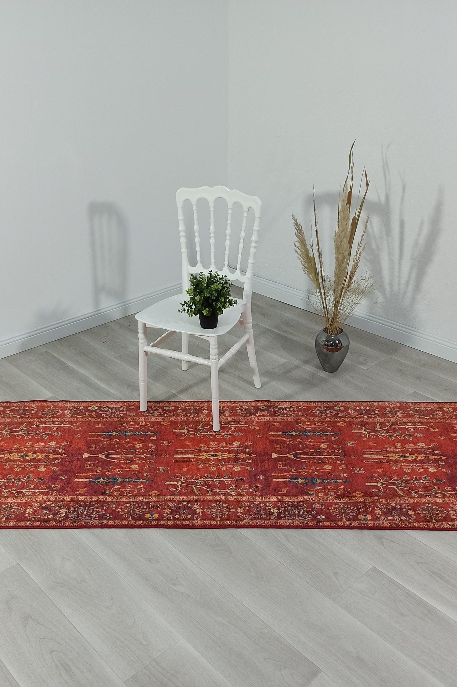 Damla Rug Turkish Ethnic Red Kilim Rug