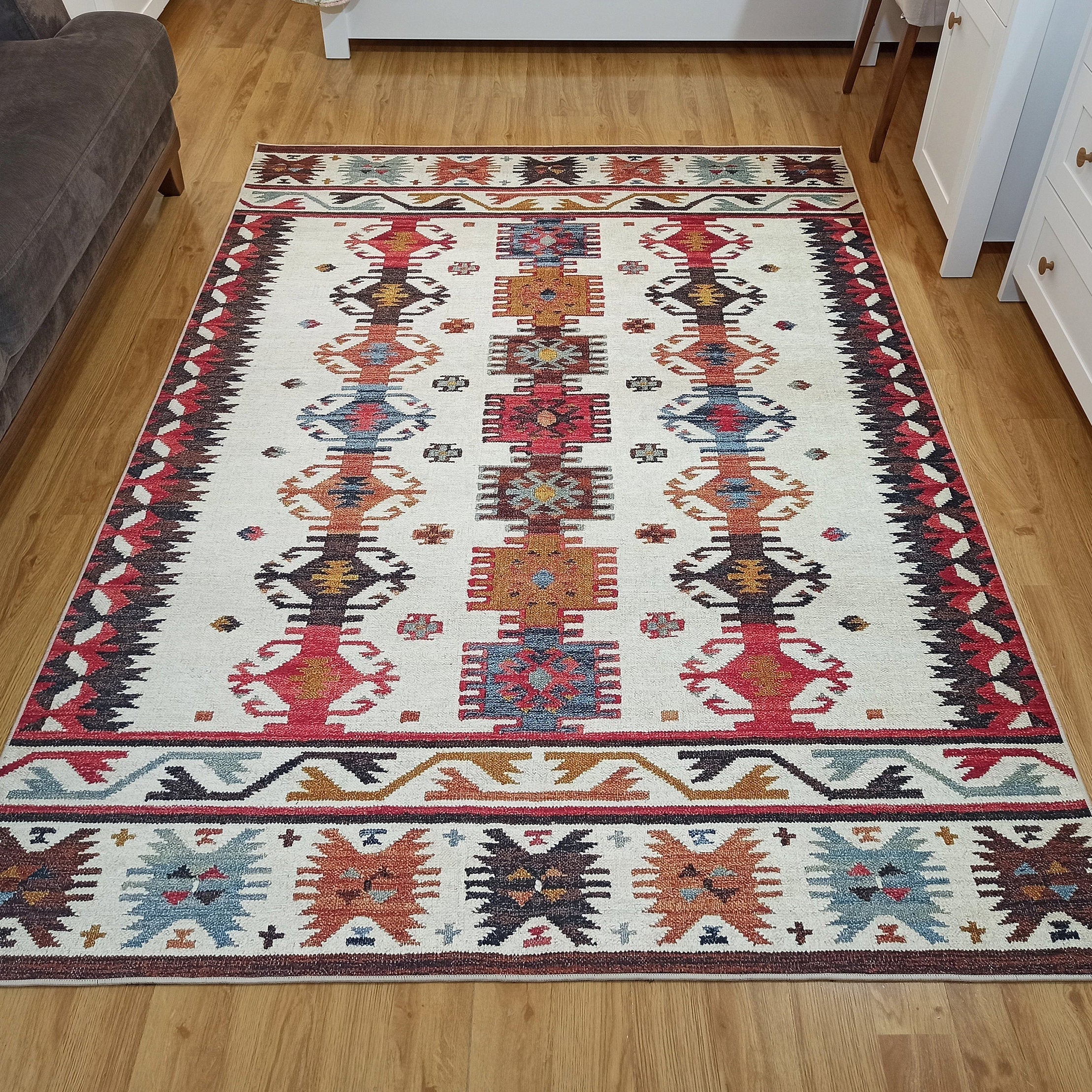 Dara Vintage Multi-color Rug