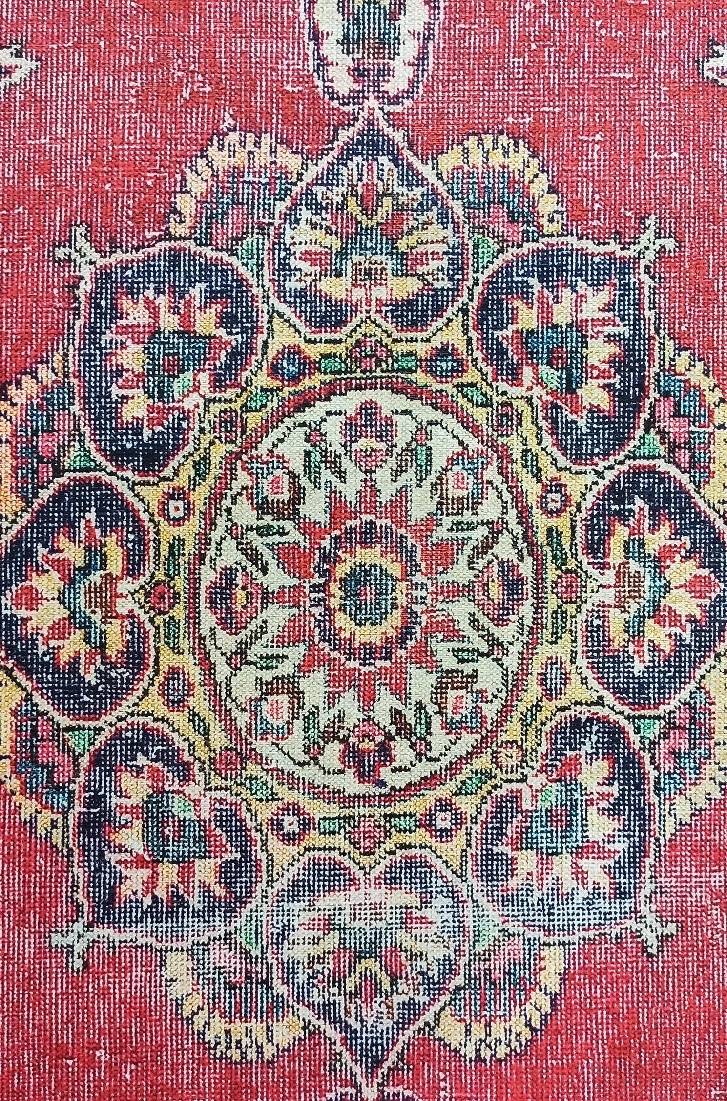 Darya Rug Turkish Red Vintage Area Rug