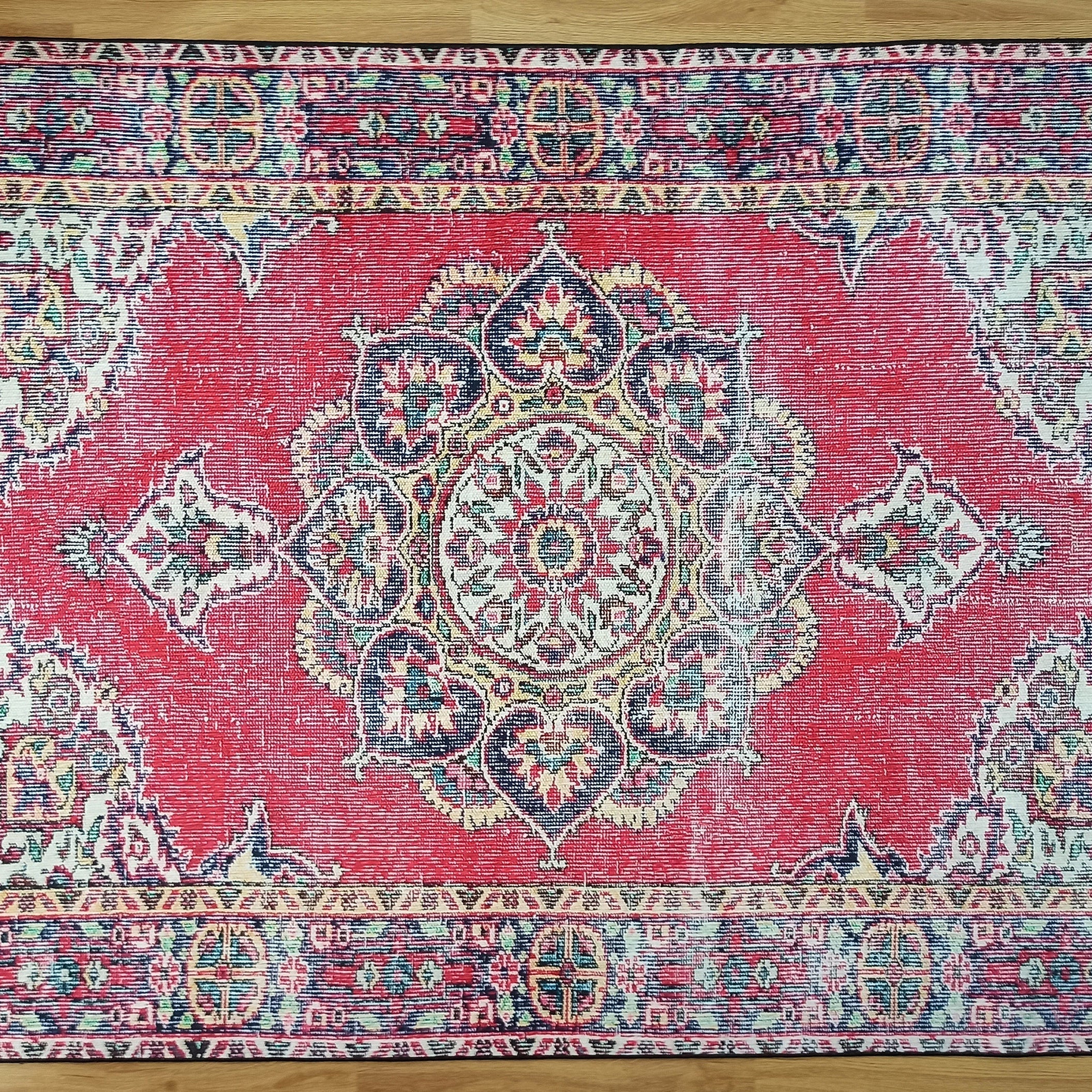 Darya Rug Turkish Red Vintage Area Rug