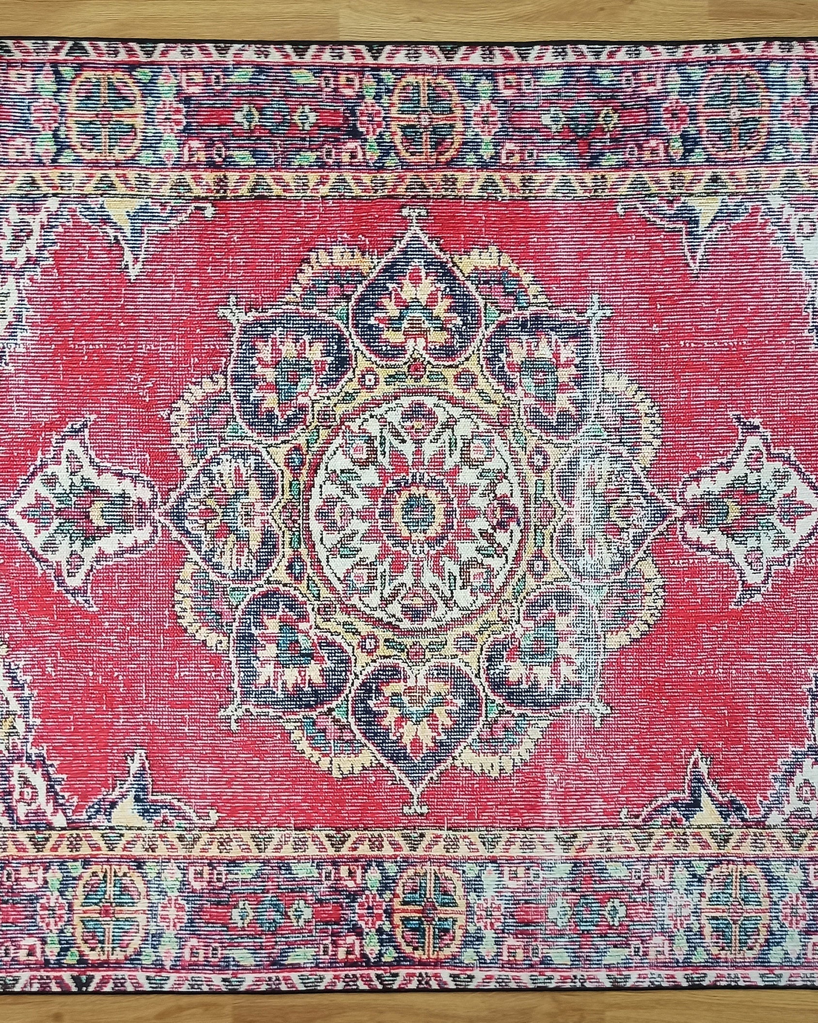 Darya Rug Turkish Red Vintage Area Rug
