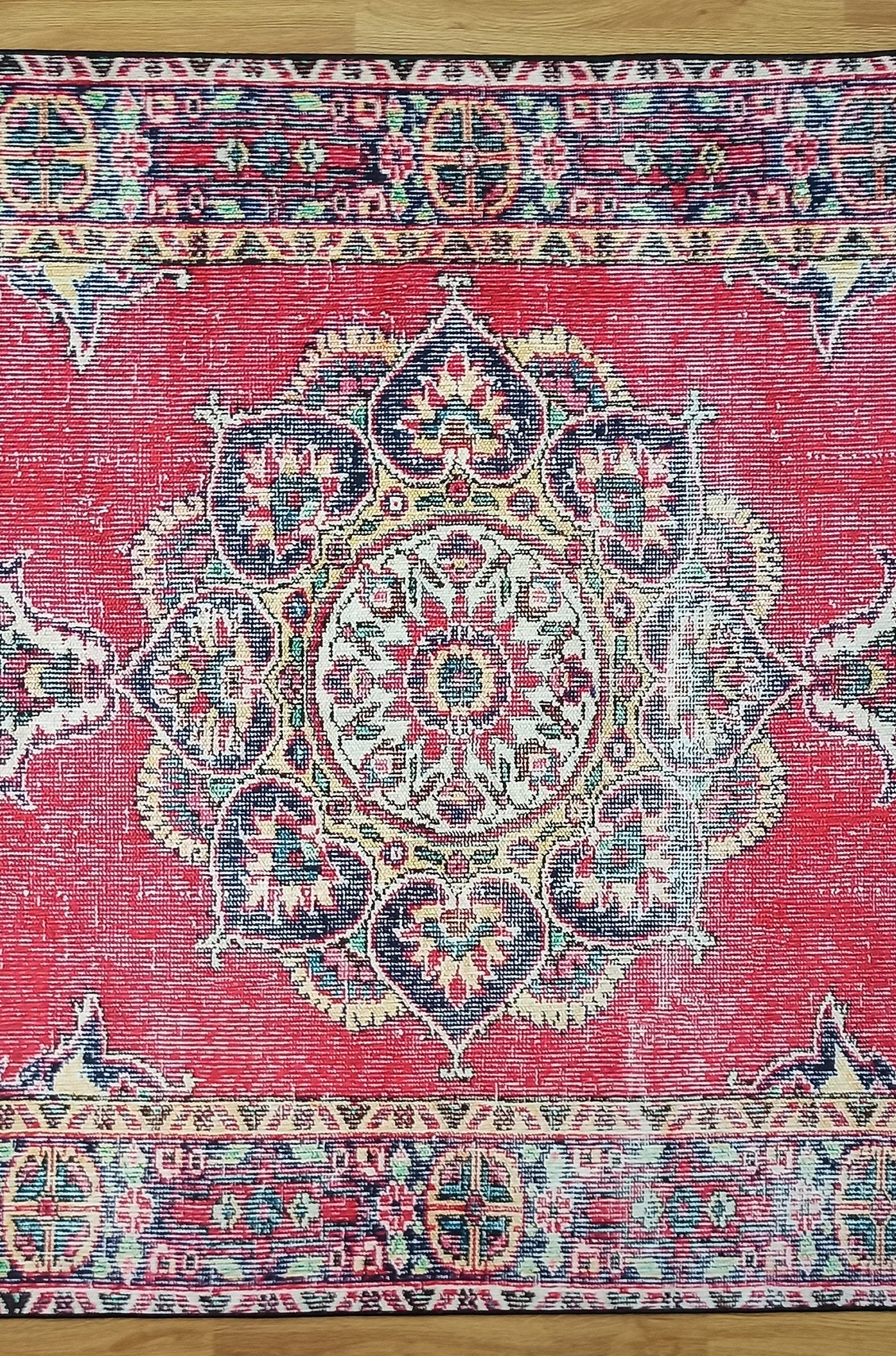 Darya Rug Turkish Red Vintage Area Rug