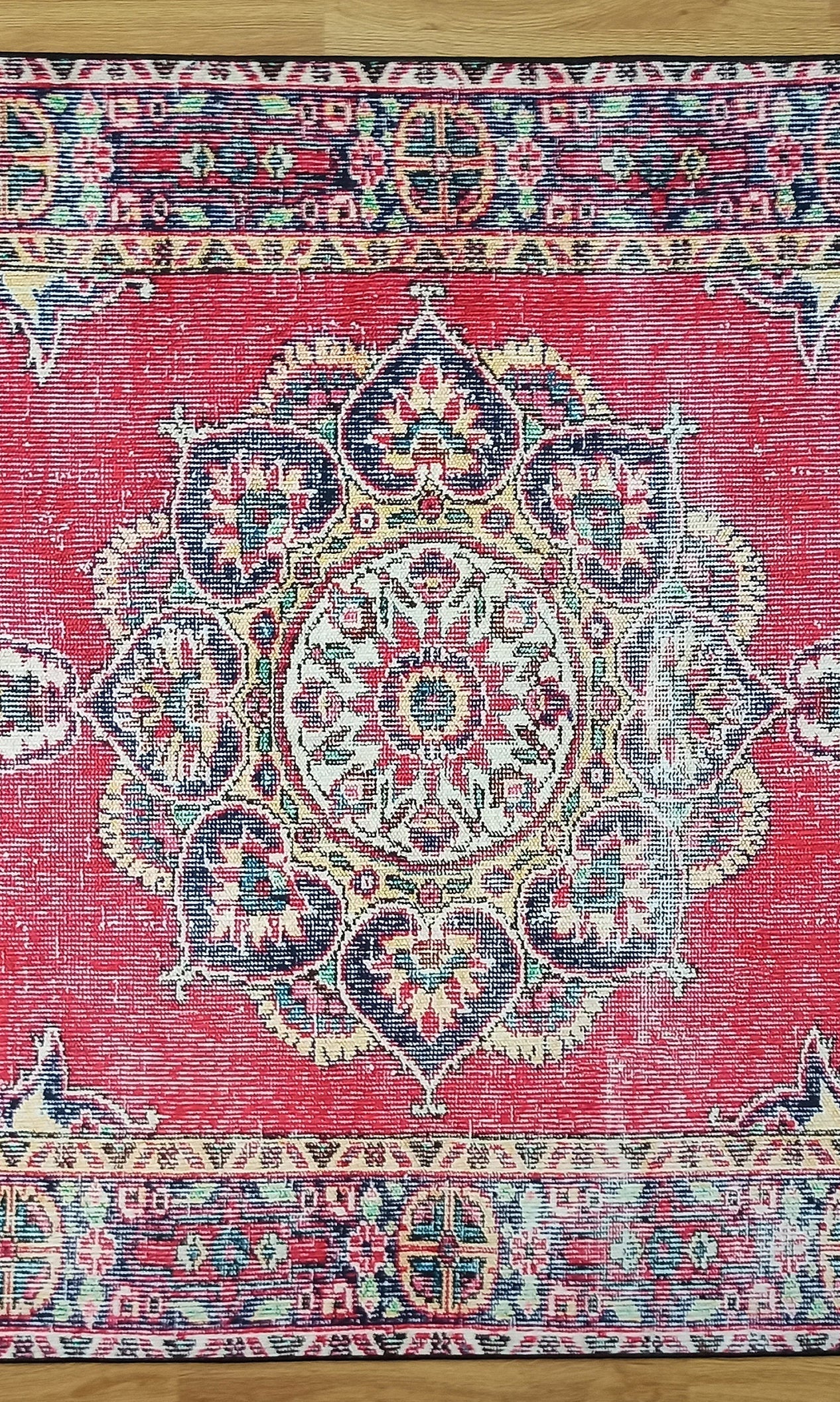 Darya Rug Turkish Red Vintage Area Rug