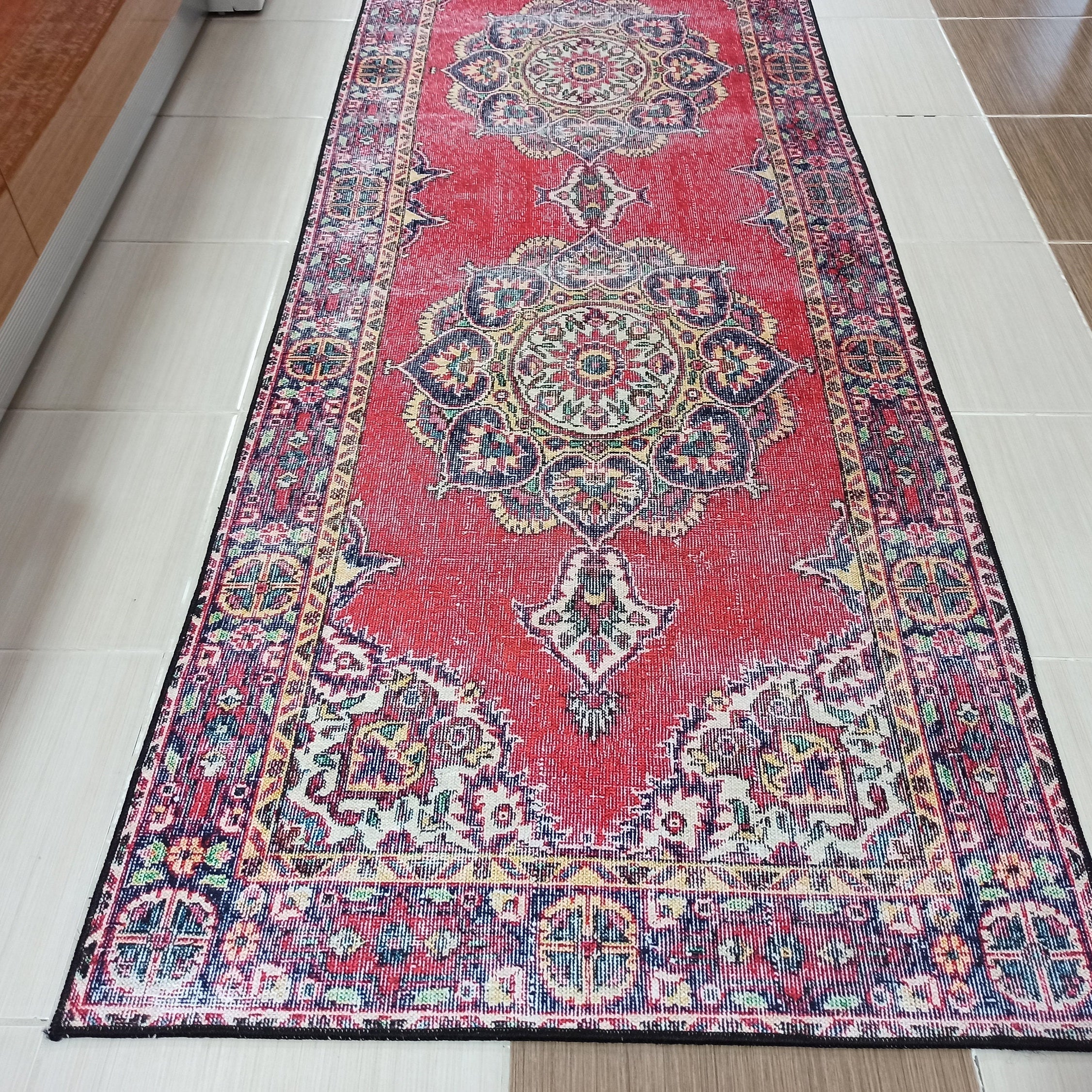 Darya Rug Turkish Red Vintage Area Rug