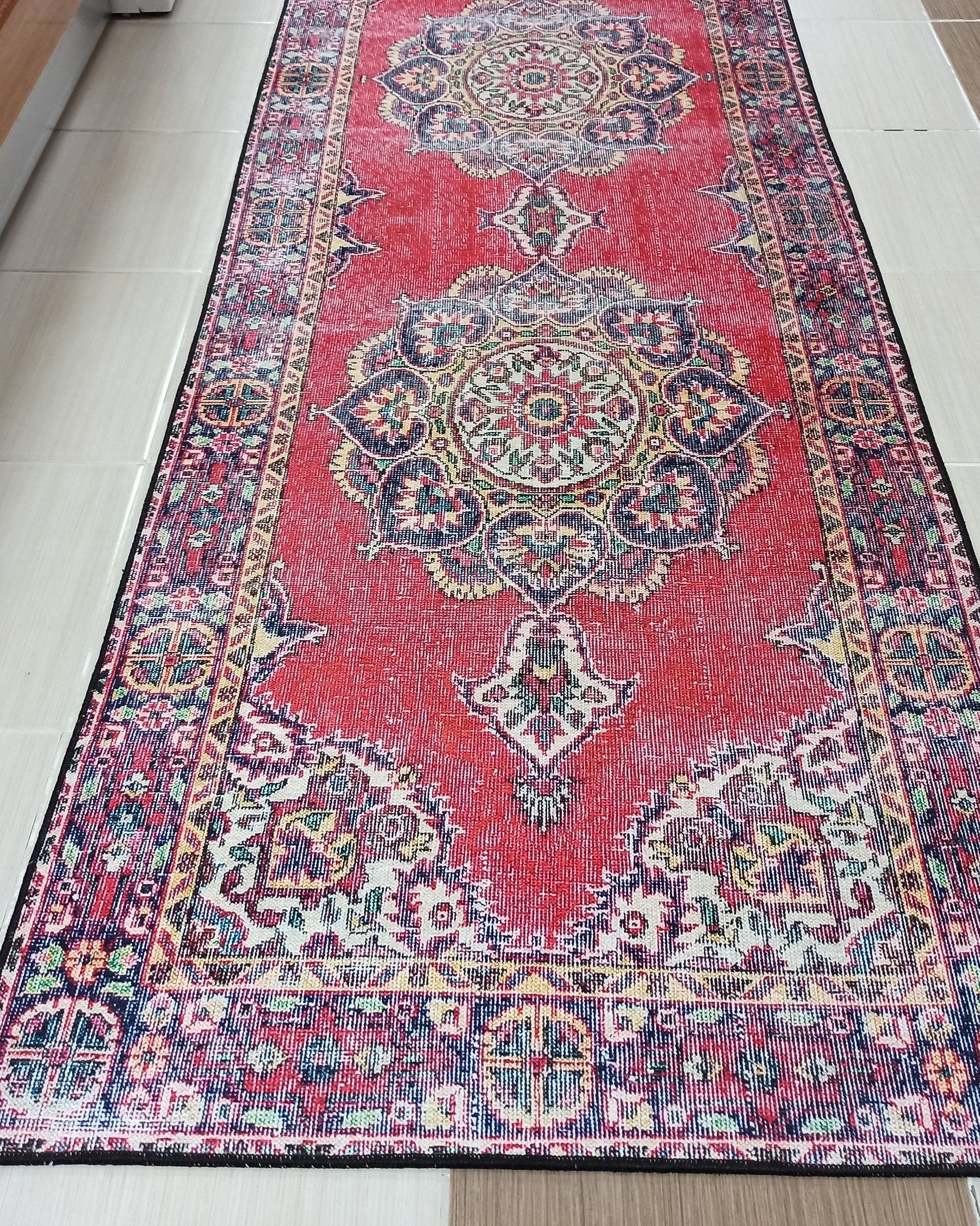 Darya Rug Turkish Red Vintage Area Rug