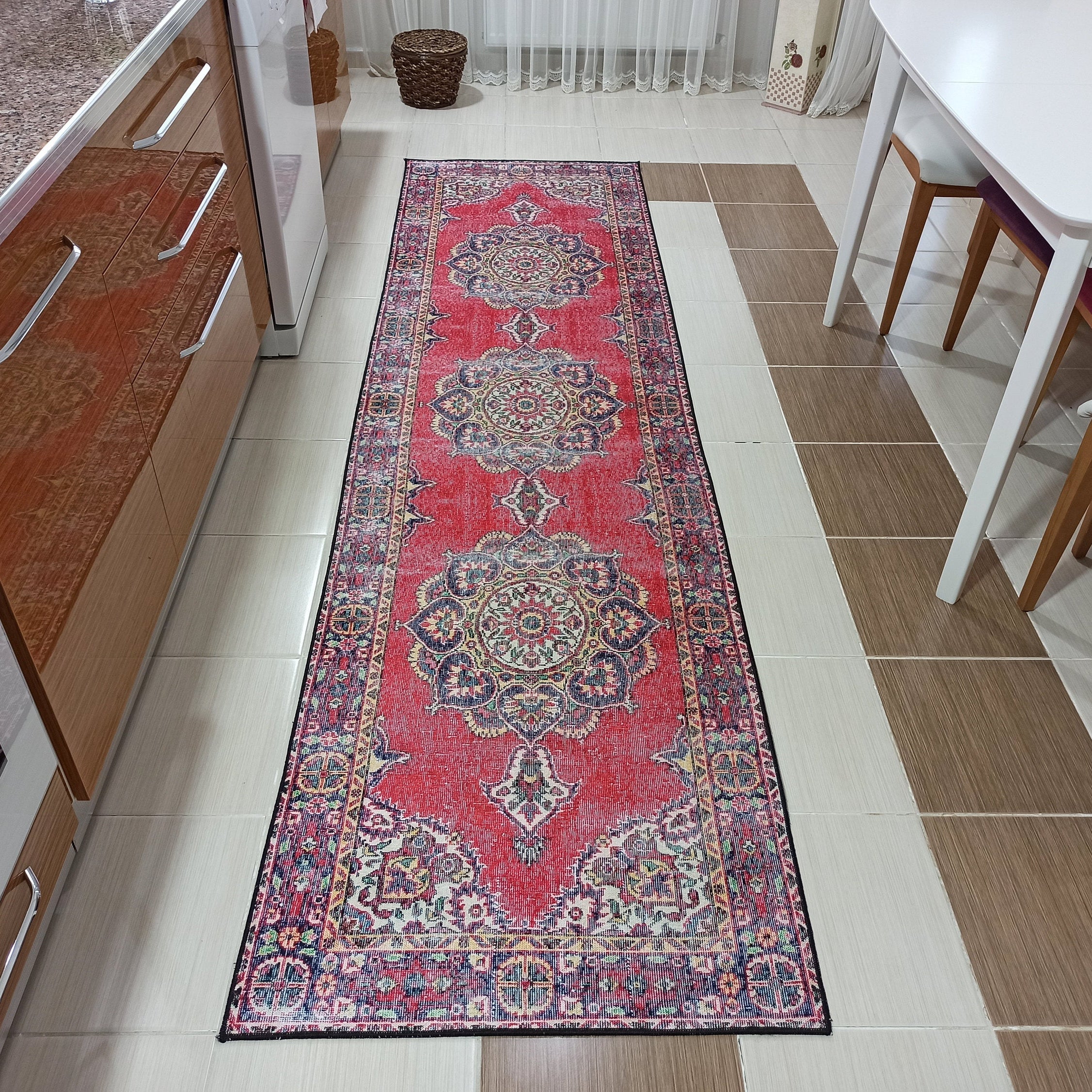 Darya Rug Turkish Red Vintage Area Rug