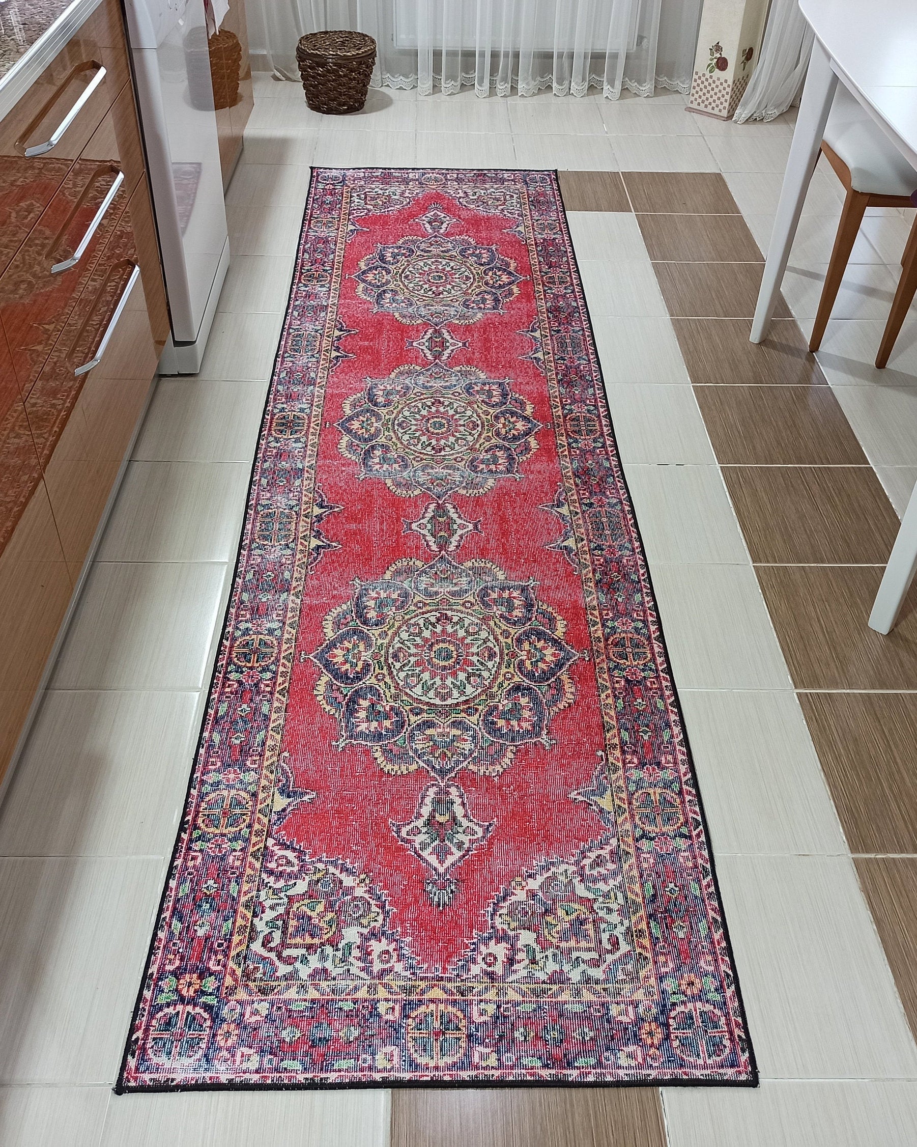 Darya Rug Turkish Red Vintage Area Rug