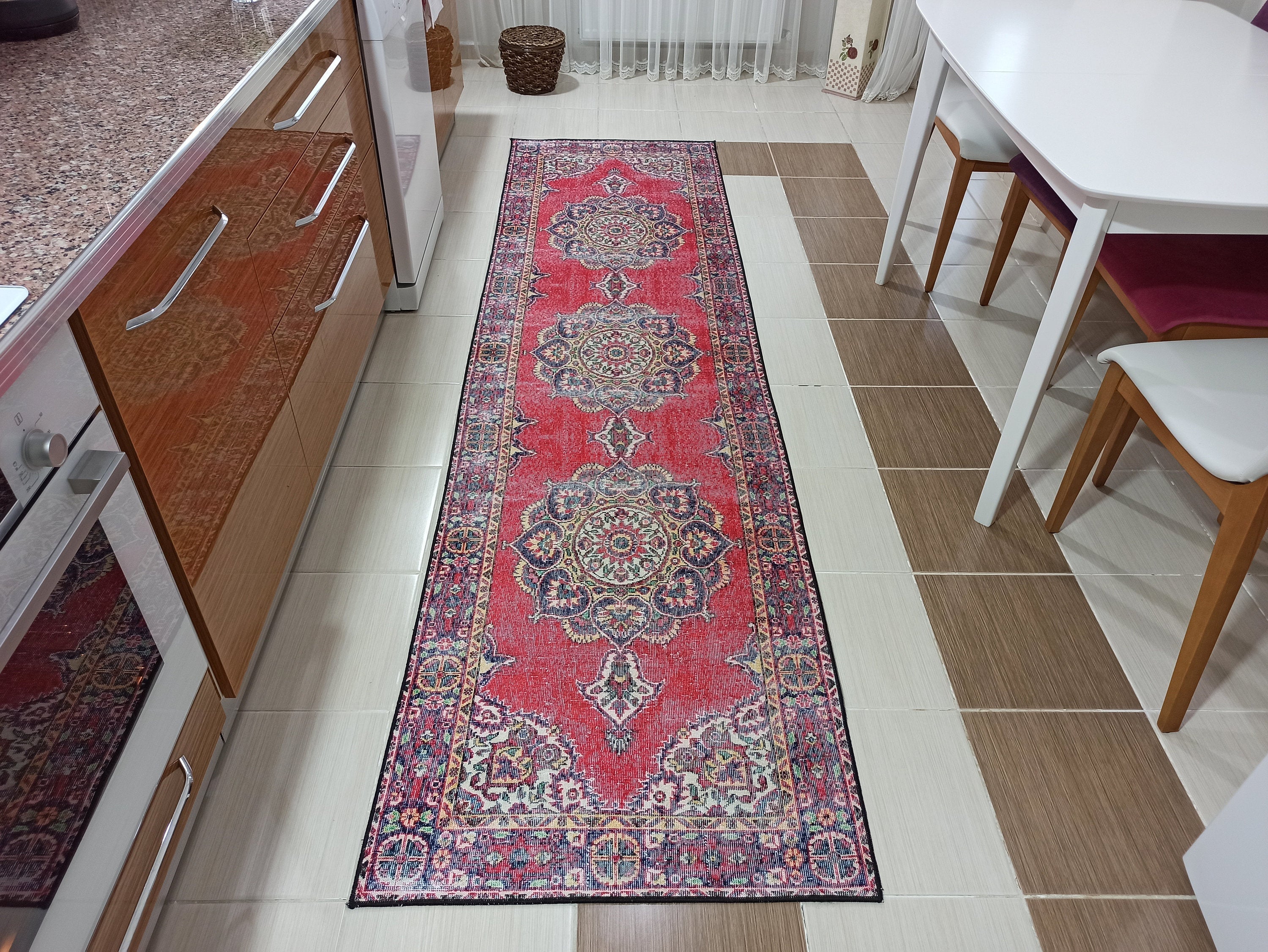 Darya Rug Turkish Red Vintage Area Rug