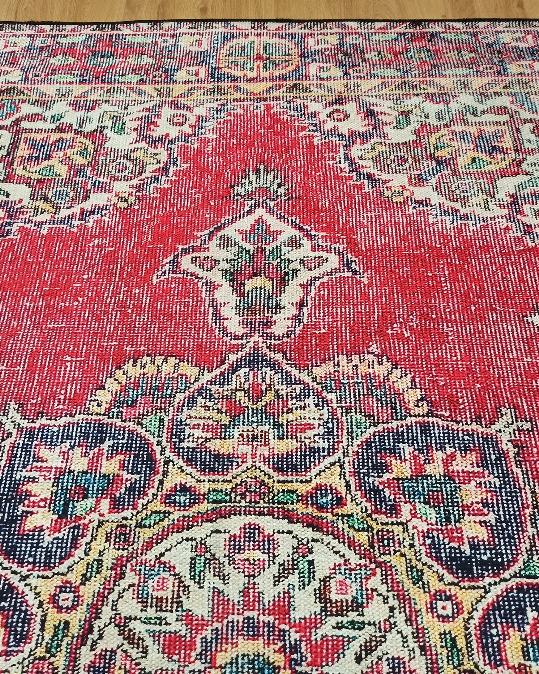 Darya Rug Turkish Red Vintage Area Rug