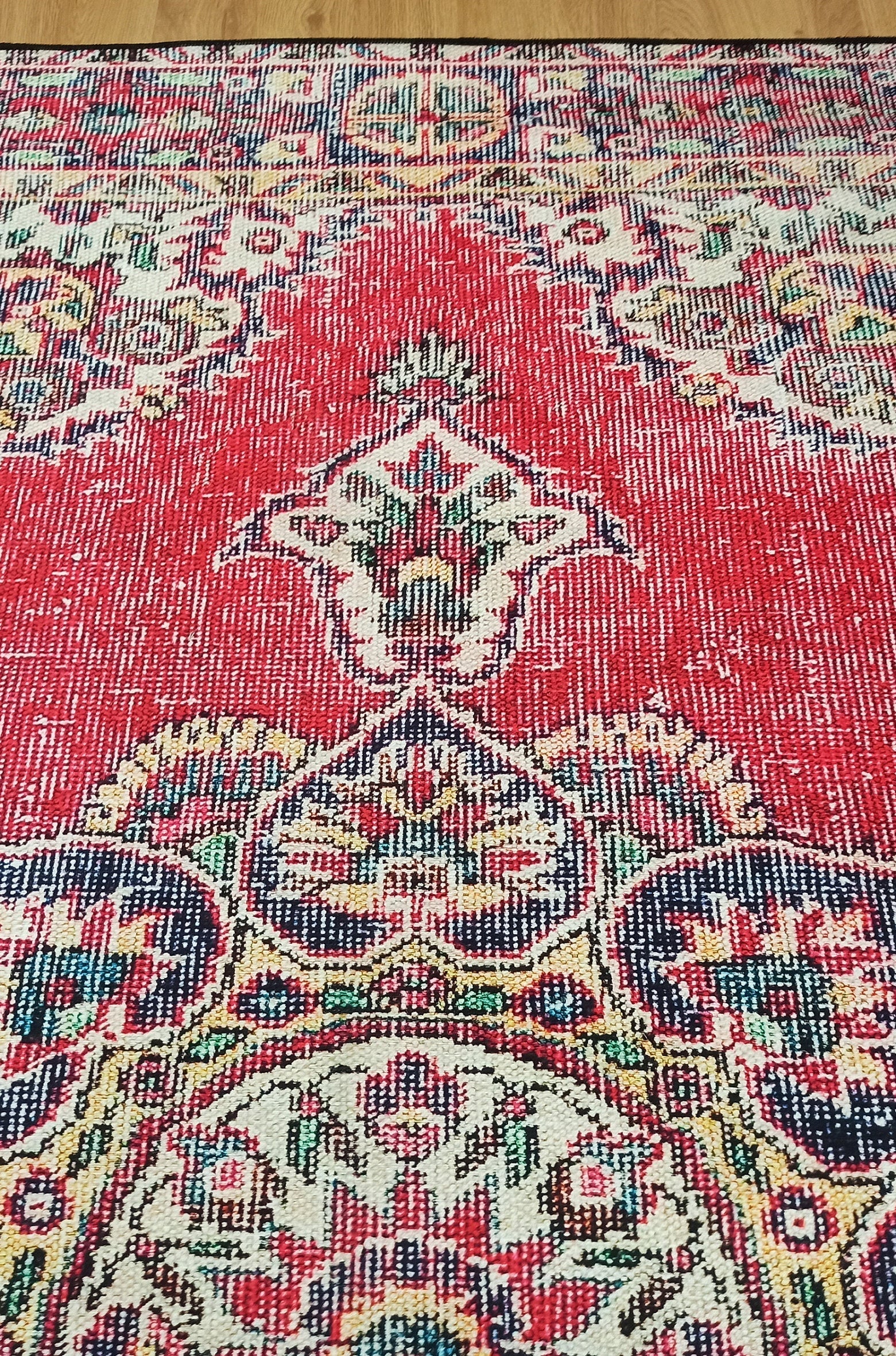 Darya Rug Turkish Red Vintage Area Rug