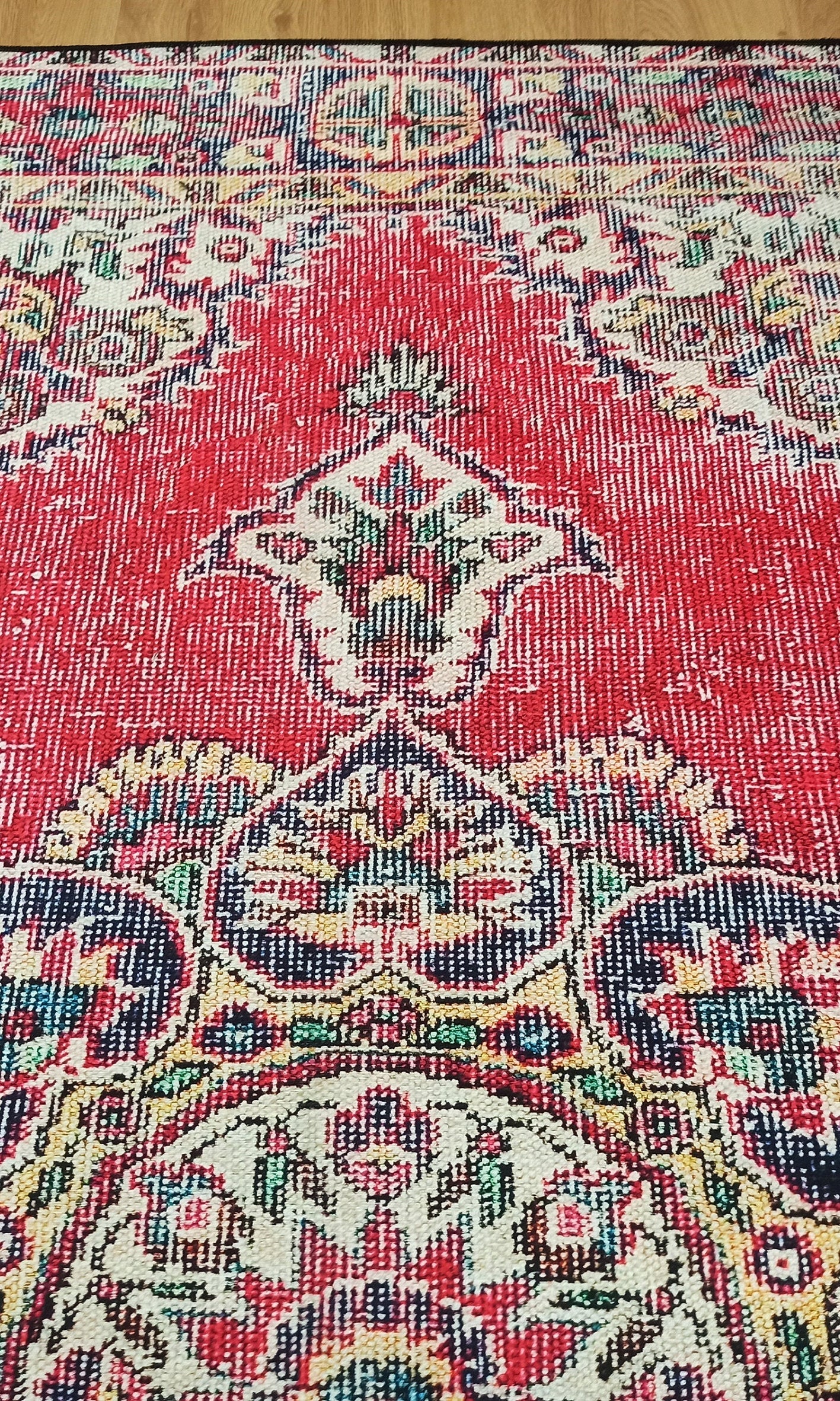 Darya Rug Turkish Red Vintage Area Rug