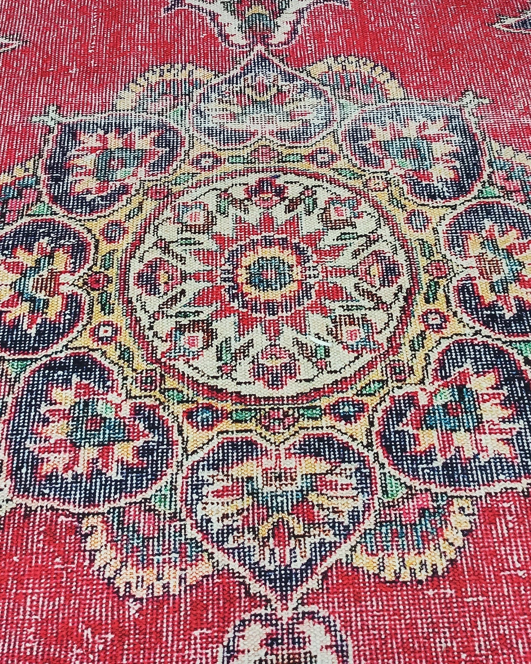 Darya Rug Turkish Red Vintage Area Rug