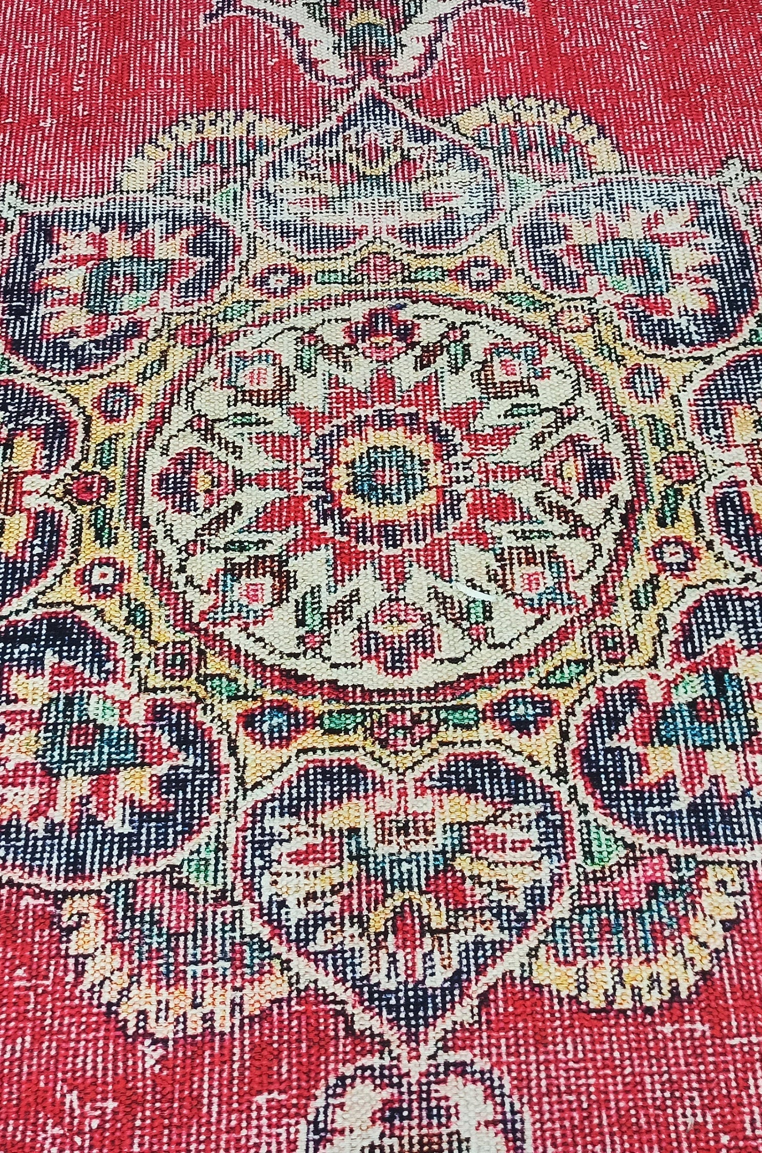 Darya Rug Turkish Red Vintage Area Rug