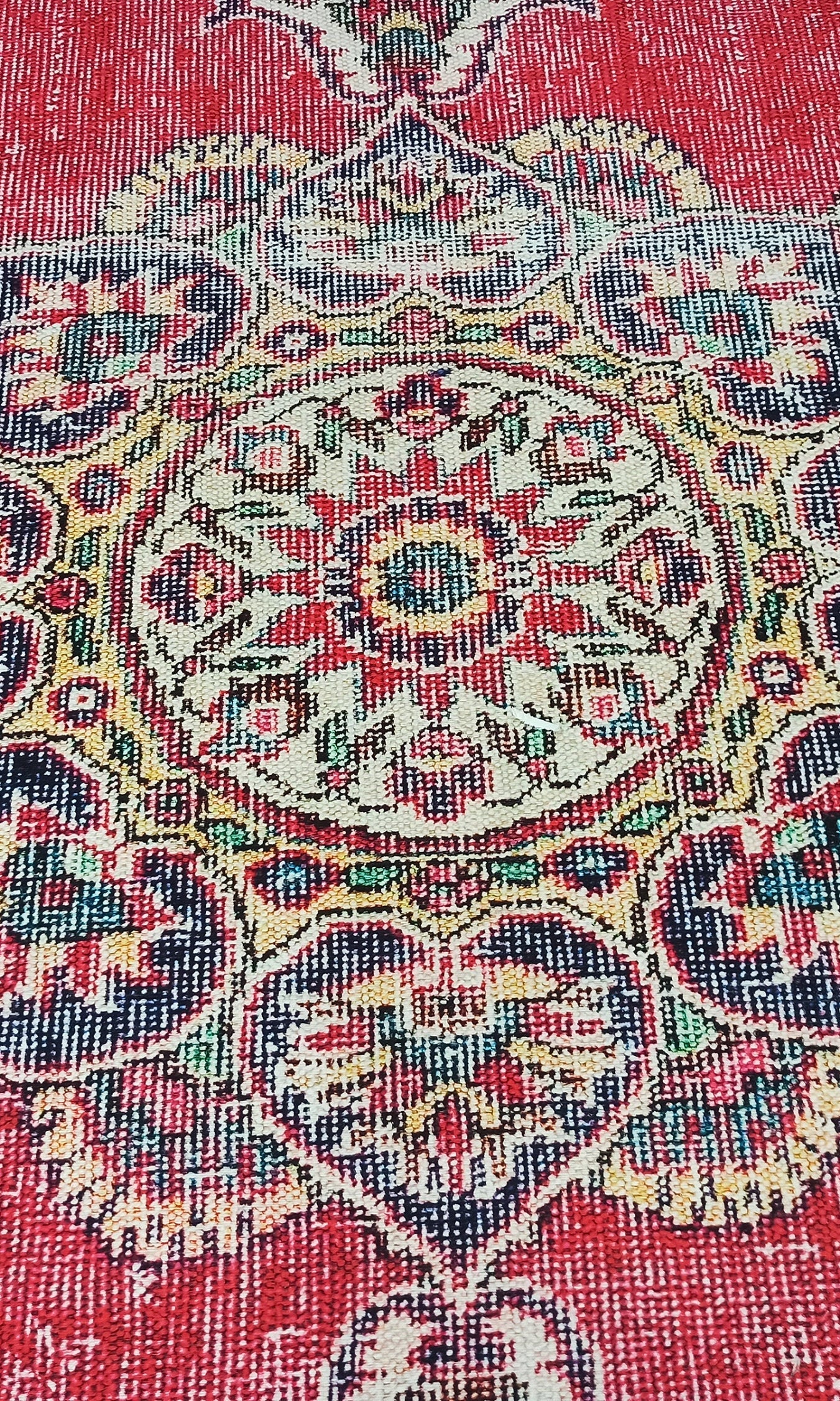 Darya Rug Turkish Red Vintage Area Rug