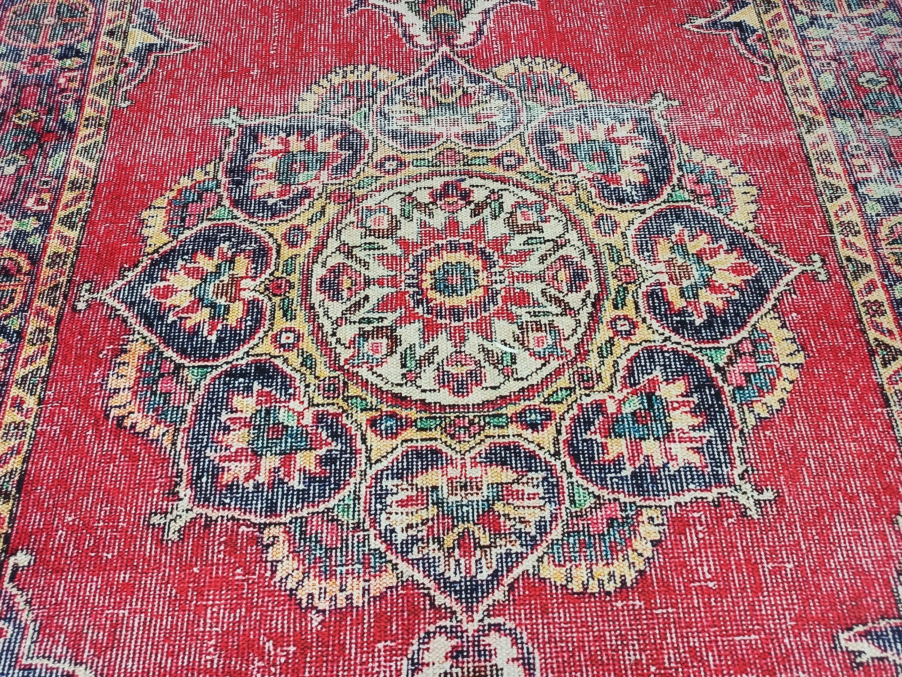 Darya Rug Turkish Red Vintage Area Rug