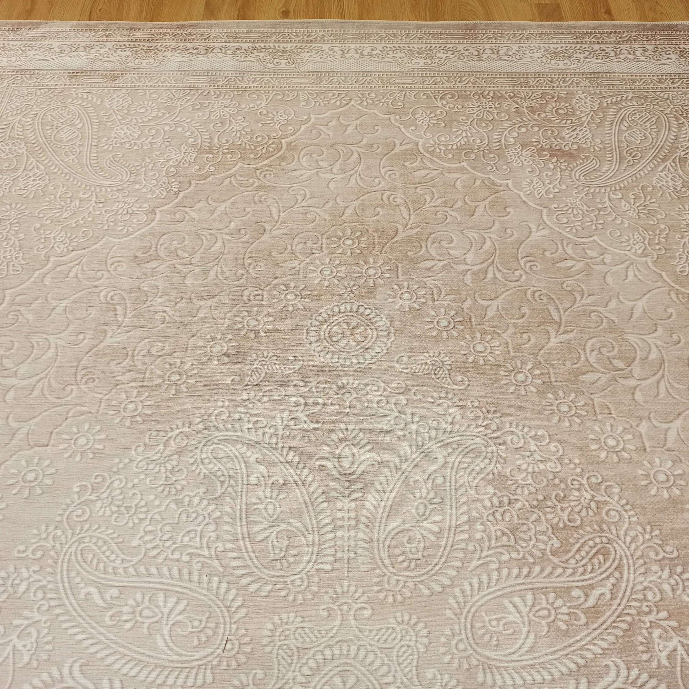 Ela Rug Faded Neutral Beige Vintage Area Rug