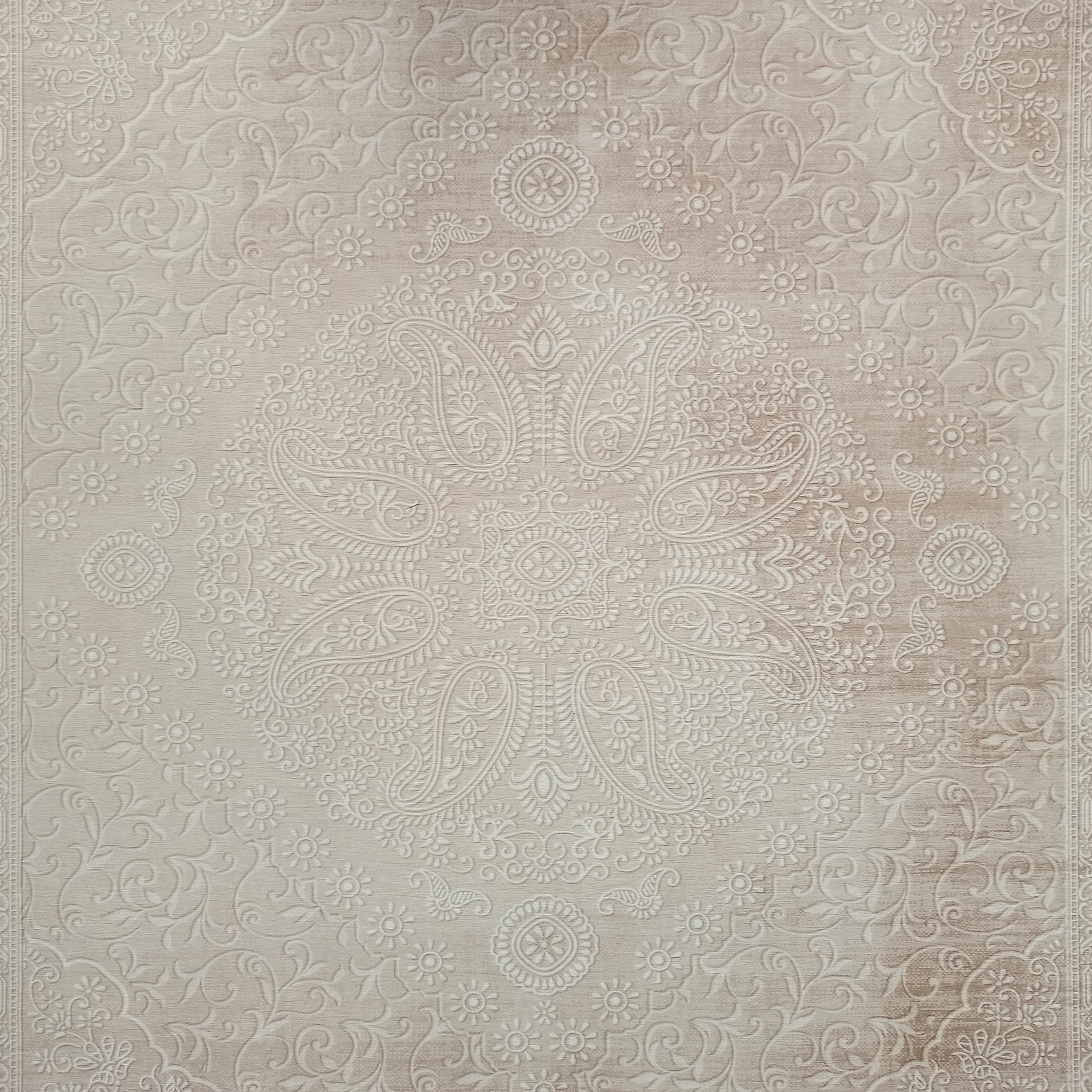 Ela Rug Faded Neutral Beige Vintage Area Rug