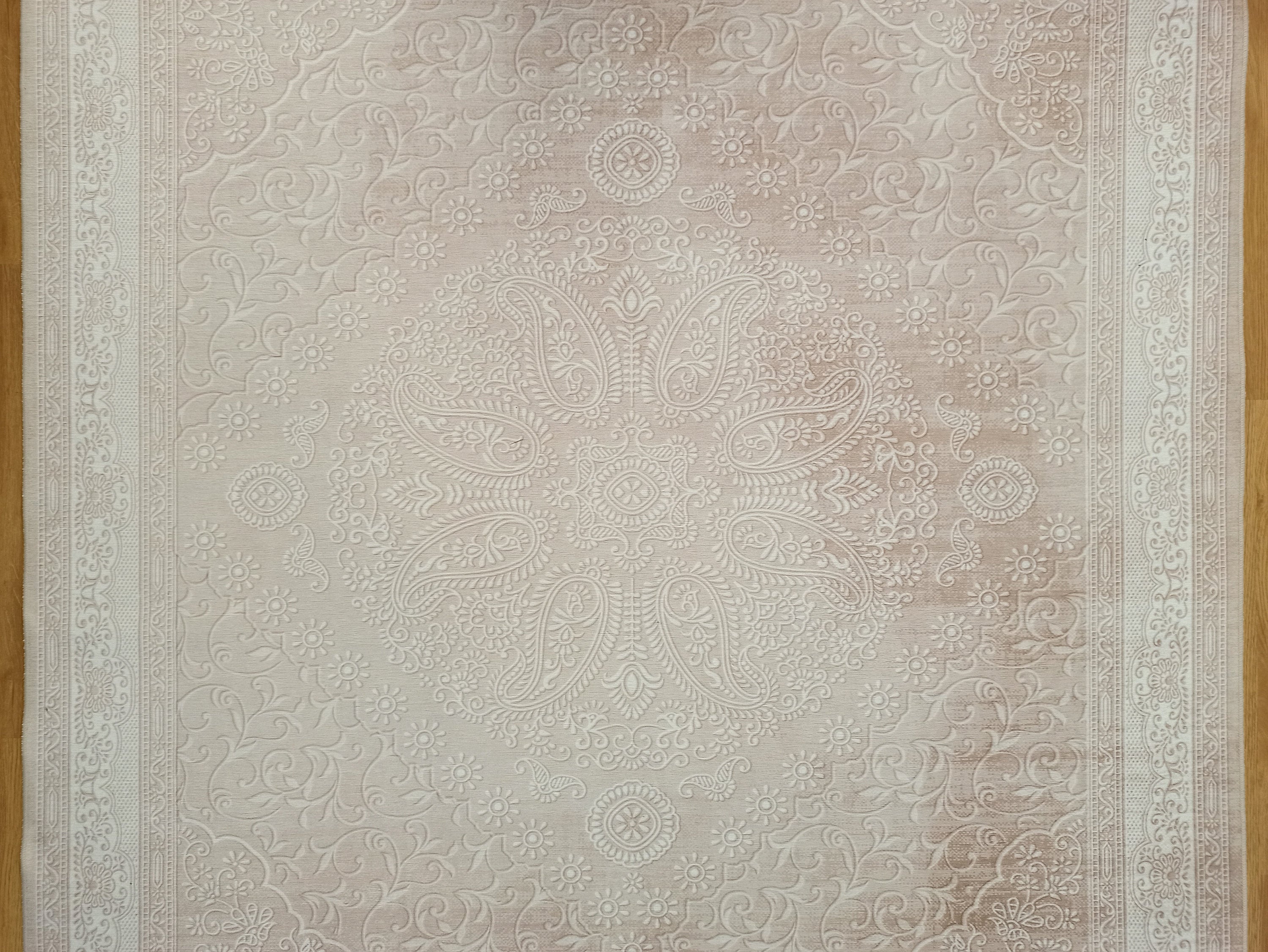 Ela Rug Faded Neutral Beige Vintage Area Rug
