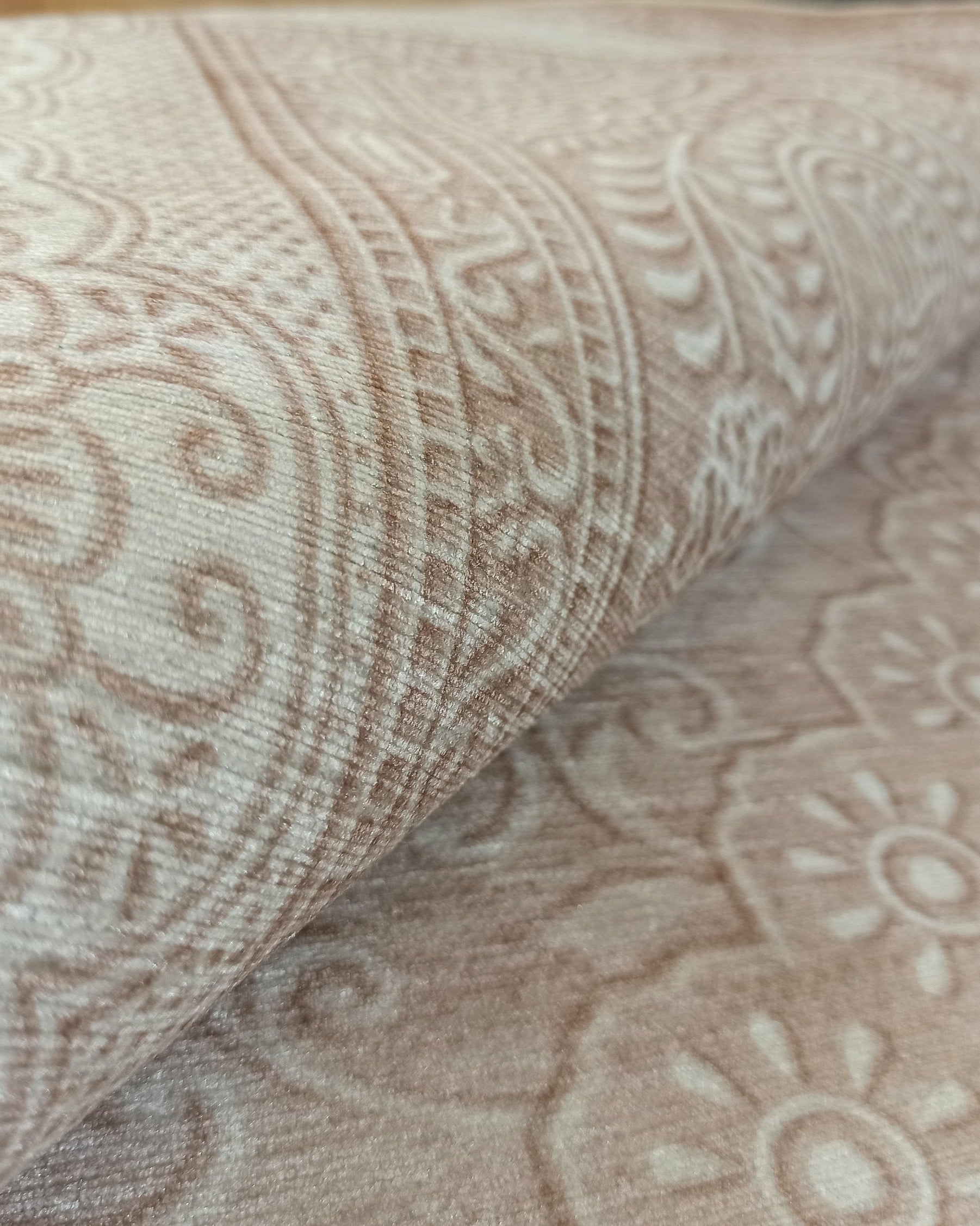 Ela Rug Faded Neutral Beige Vintage Area Rug