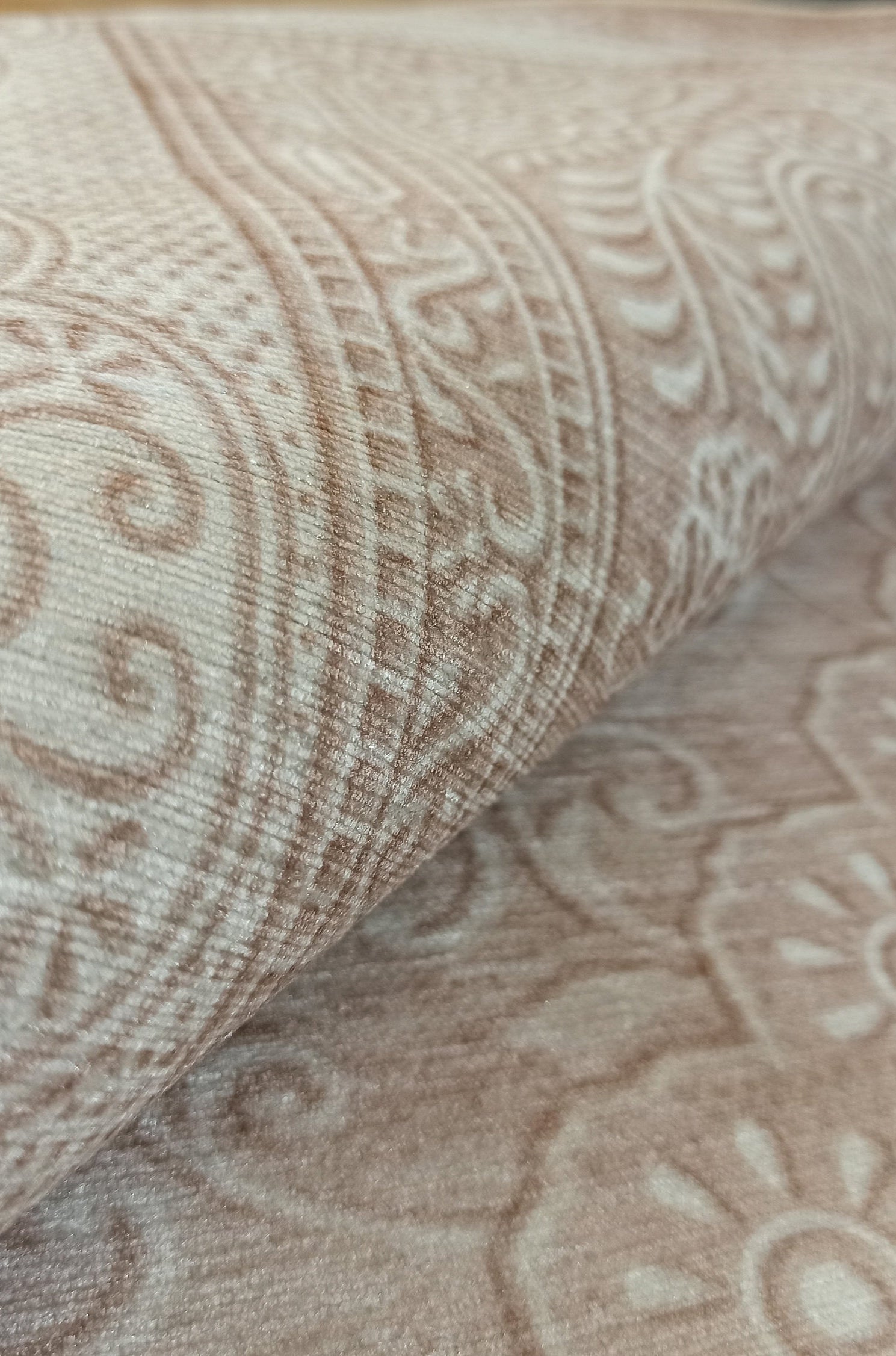 Ela Rug Faded Neutral Beige Vintage Area Rug