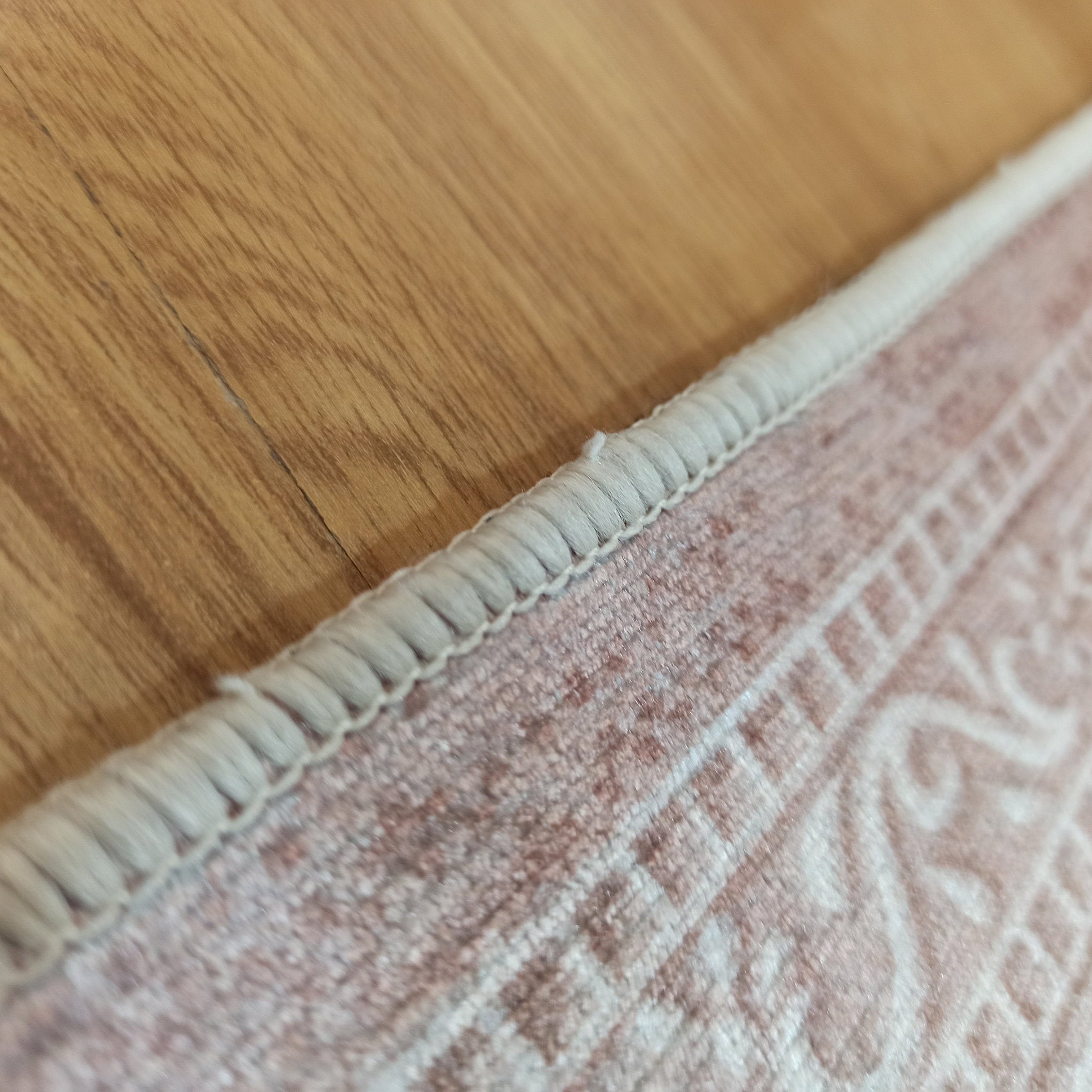 Ela Rug Faded Neutral Beige Vintage Area Rug