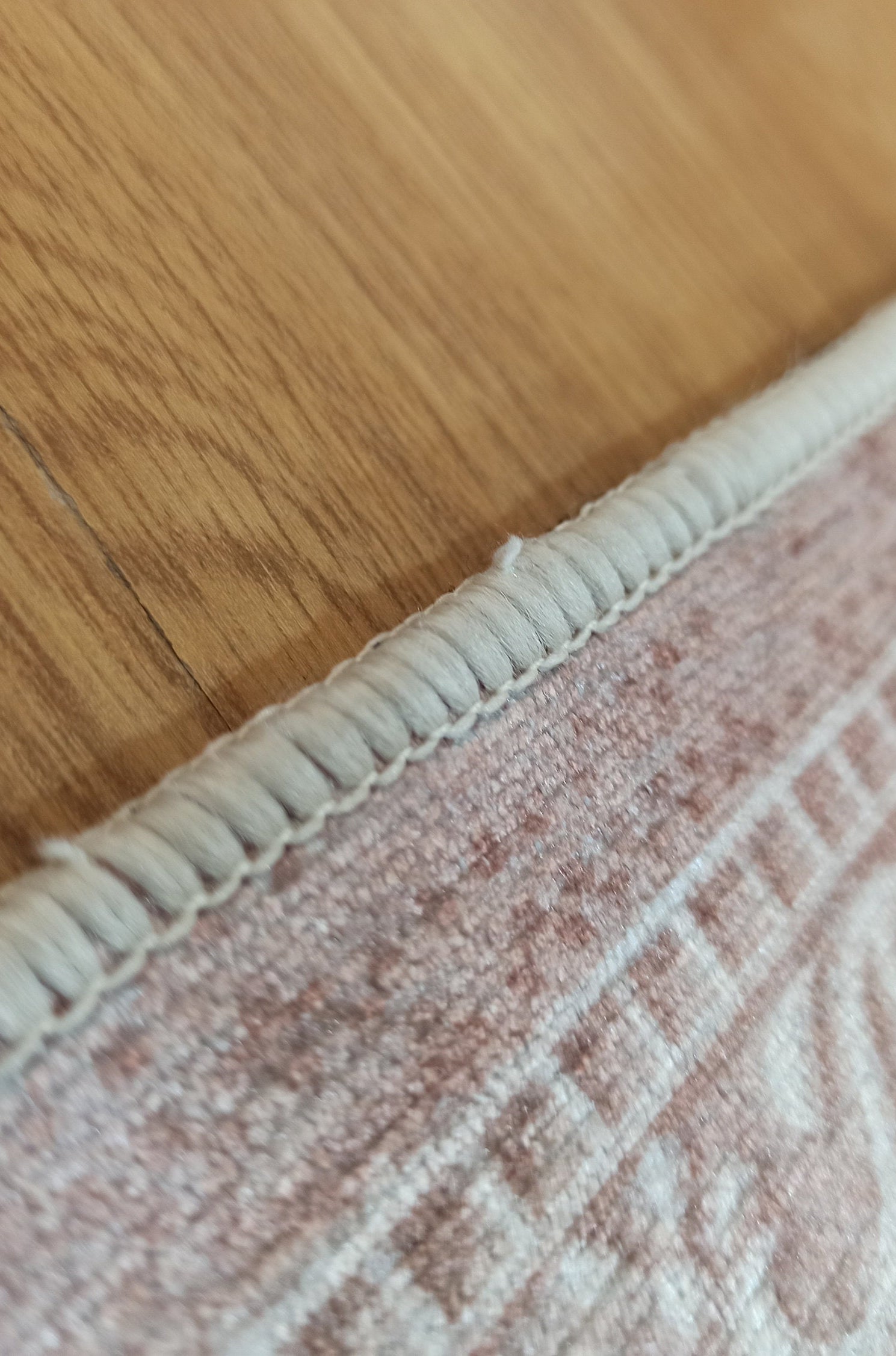 Ela Rug Faded Neutral Beige Vintage Area Rug