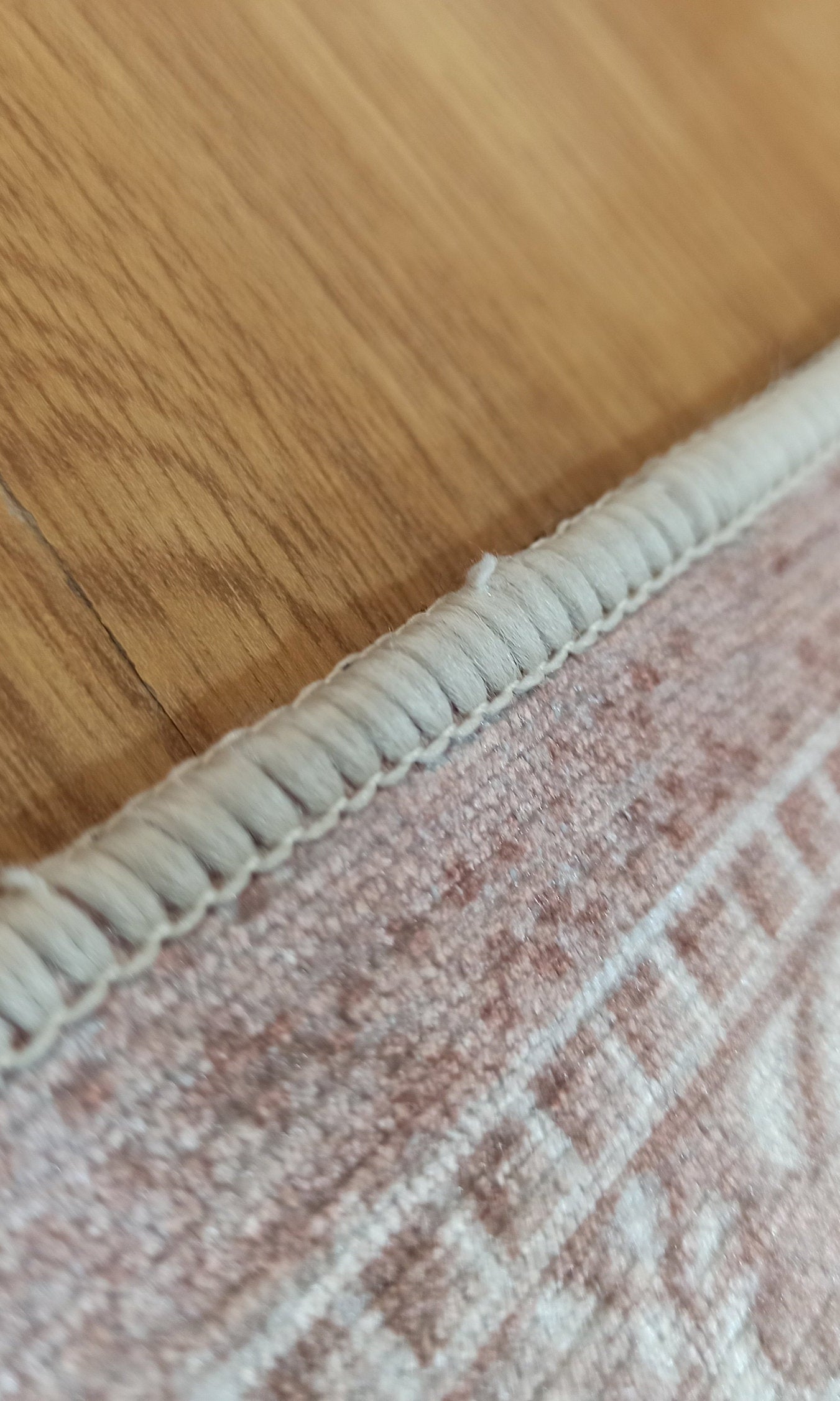 Ela Rug Faded Neutral Beige Vintage Area Rug