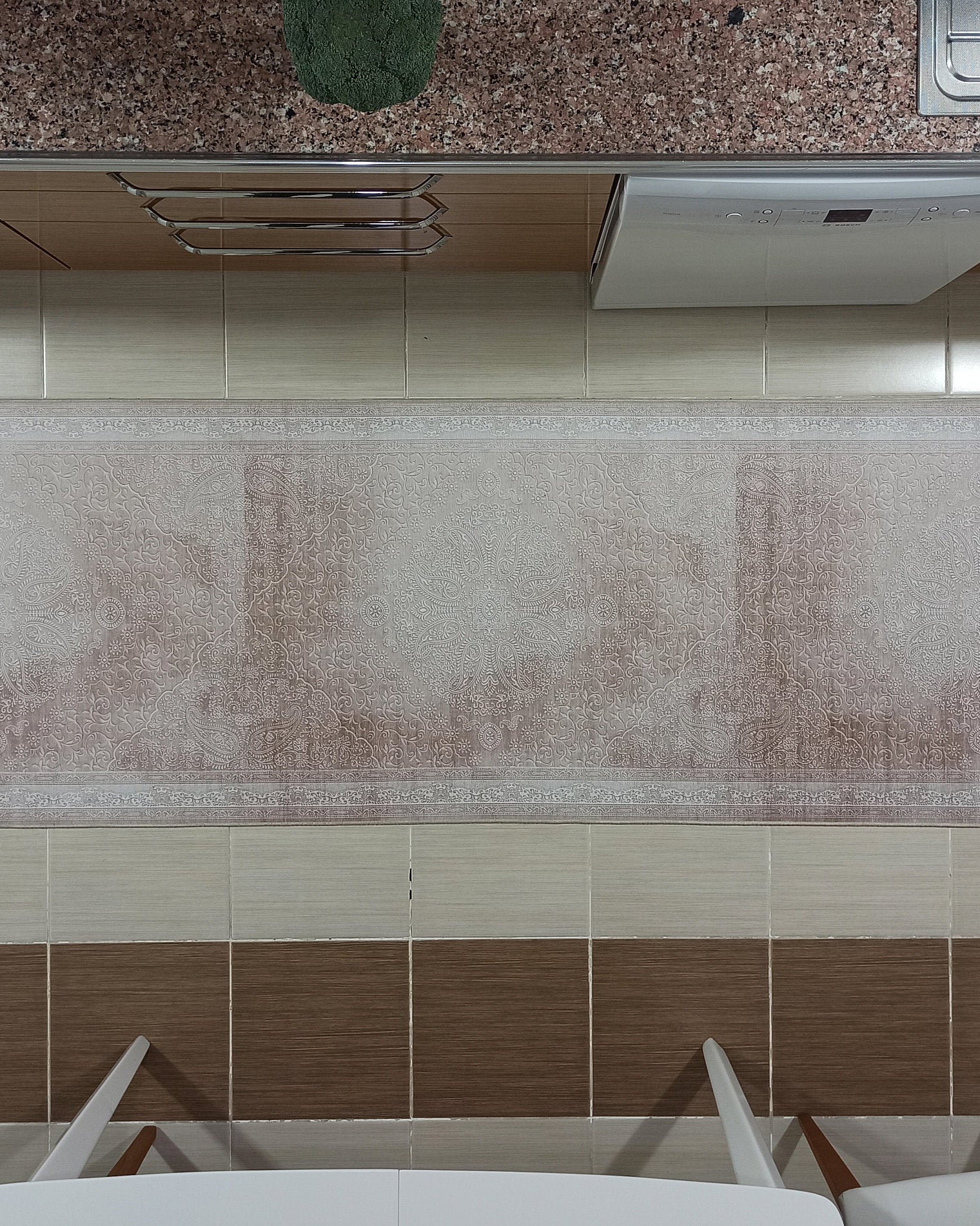 Ela Rug Faded Neutral Beige Vintage Area Rug