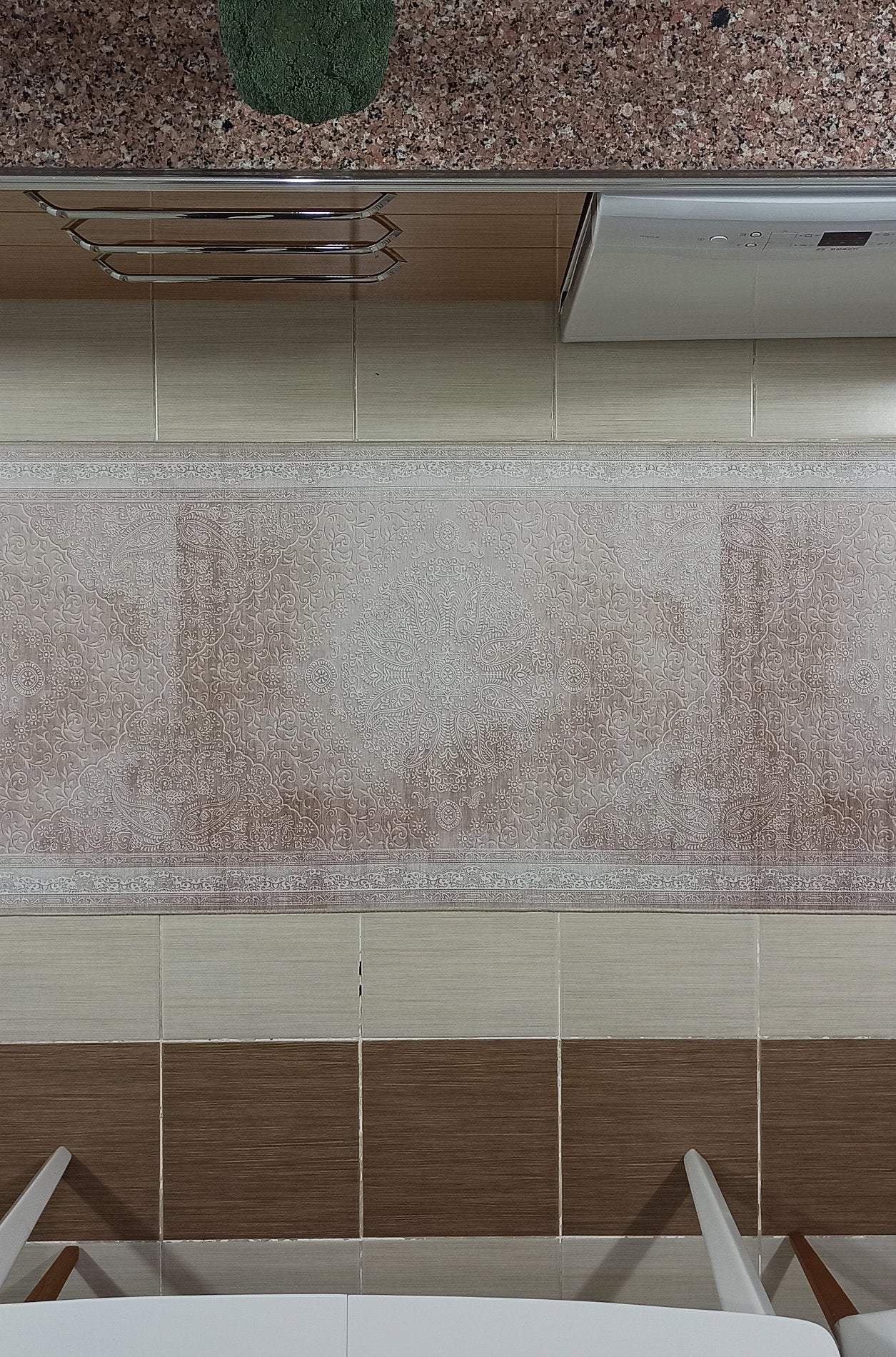 Ela Rug Faded Neutral Beige Vintage Area Rug