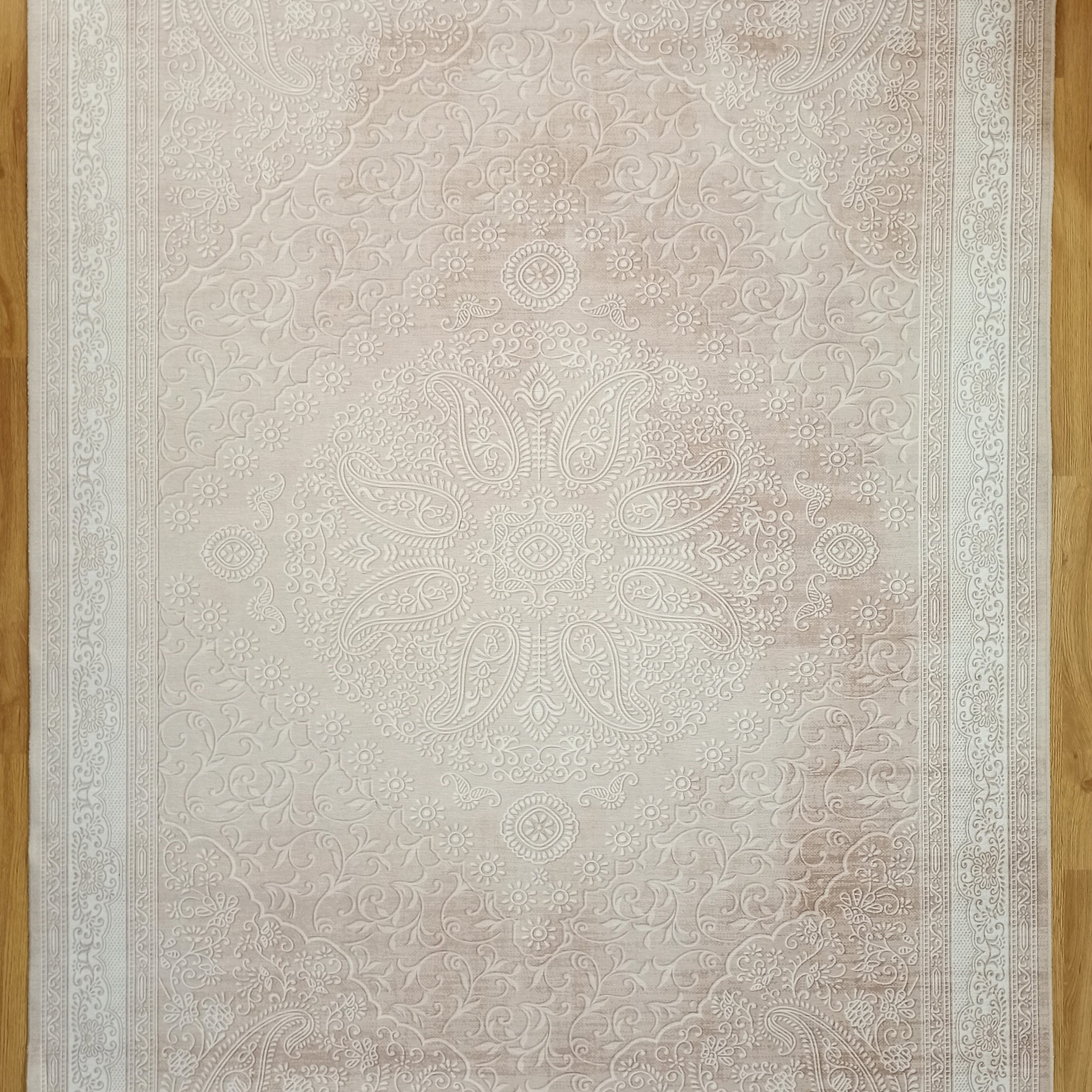 Ela Rug Faded Neutral Beige Vintage Area Rug