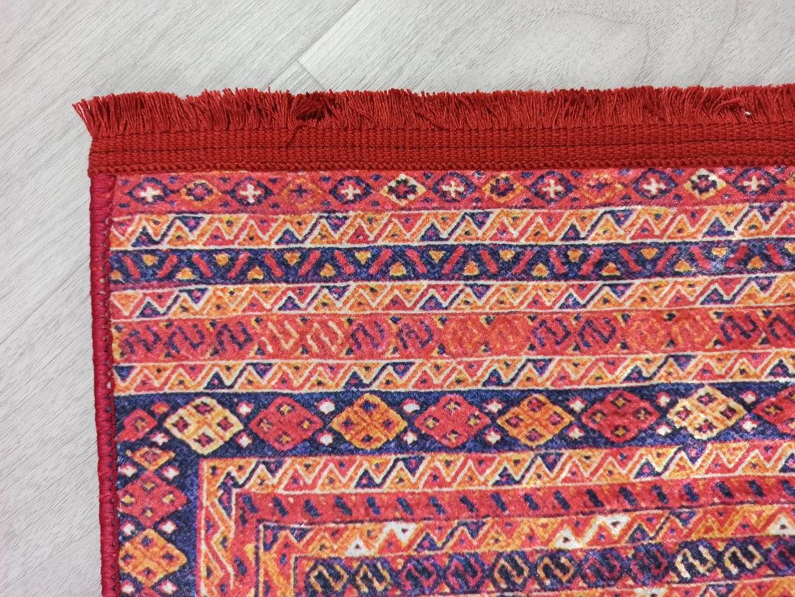 Elda Turkish Red Vintage Rug