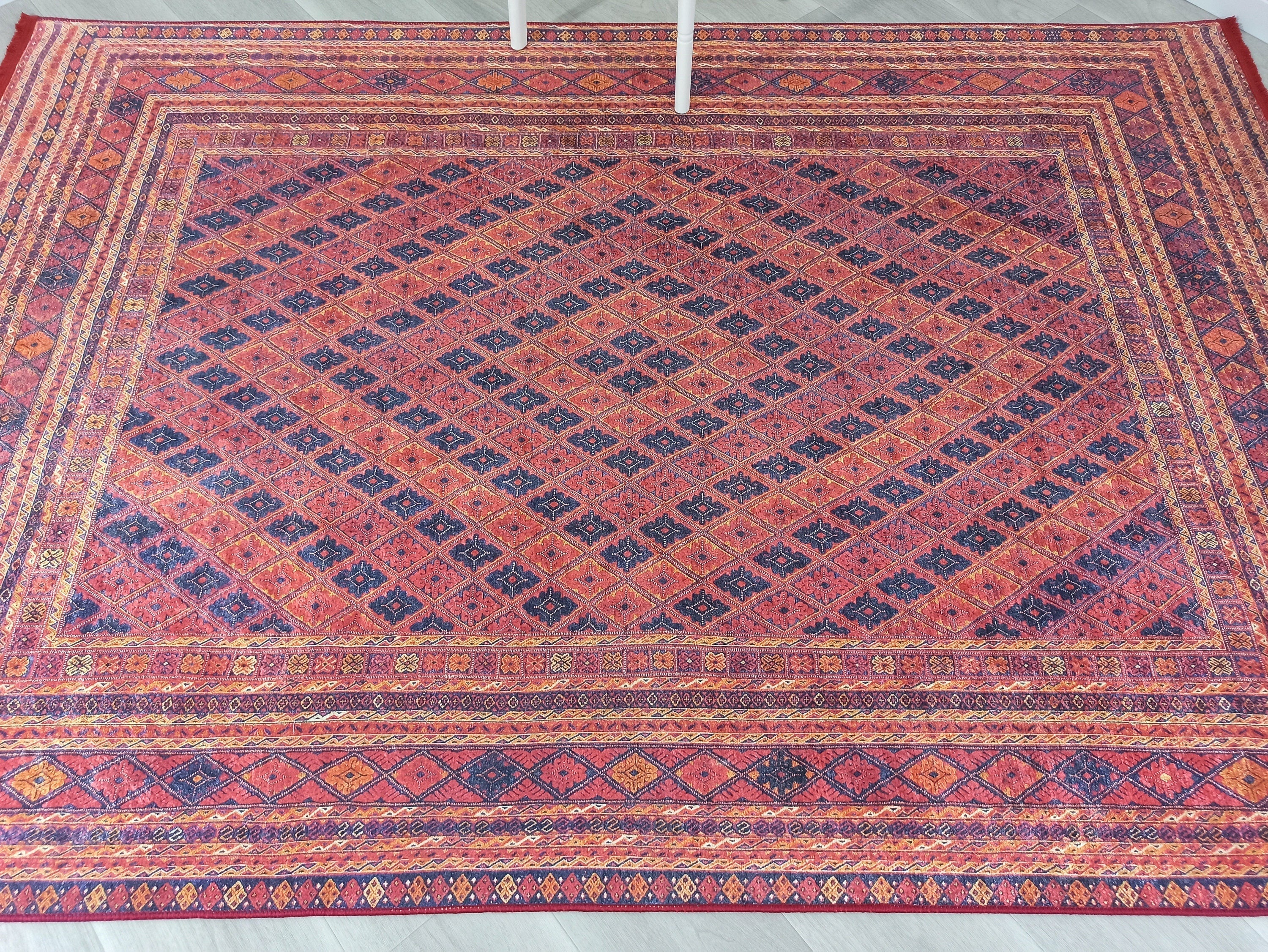 Elda Turkish Red Vintage Rug