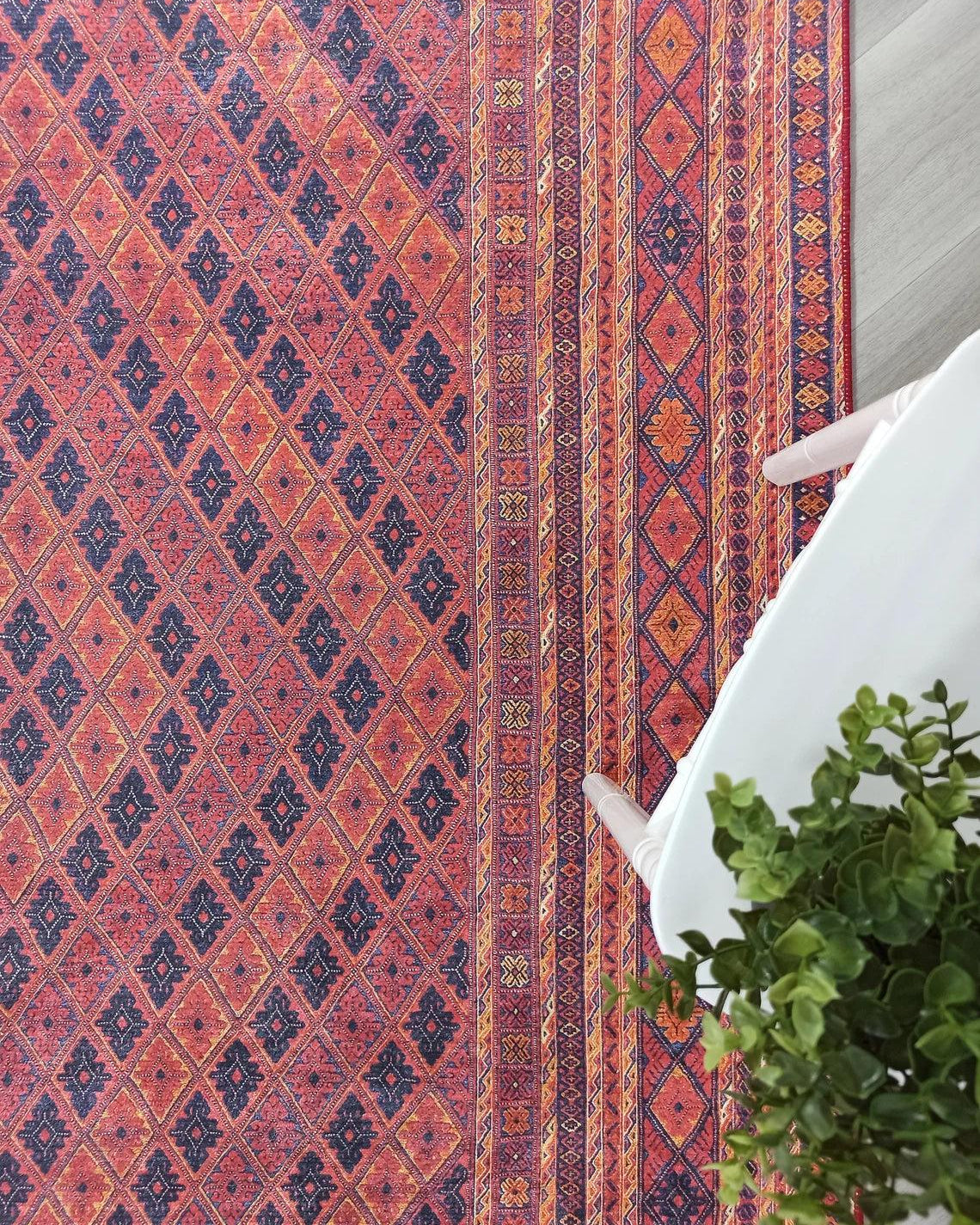 Elda Turkish Red Vintage Rug