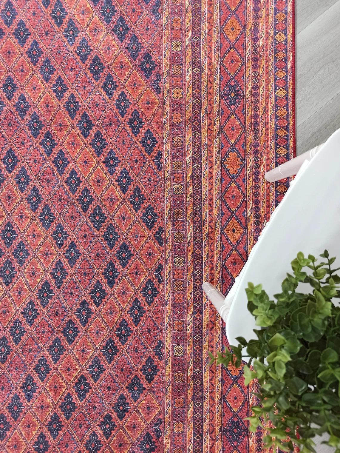 Elda Turkish Red Vintage Rug