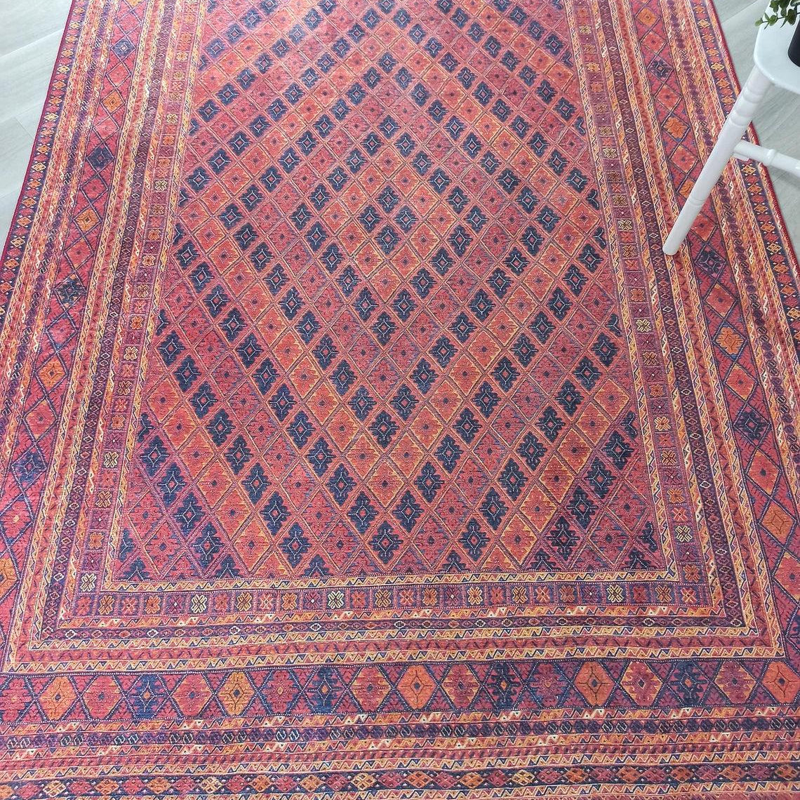 Elda Turkish Red Vintage Rug