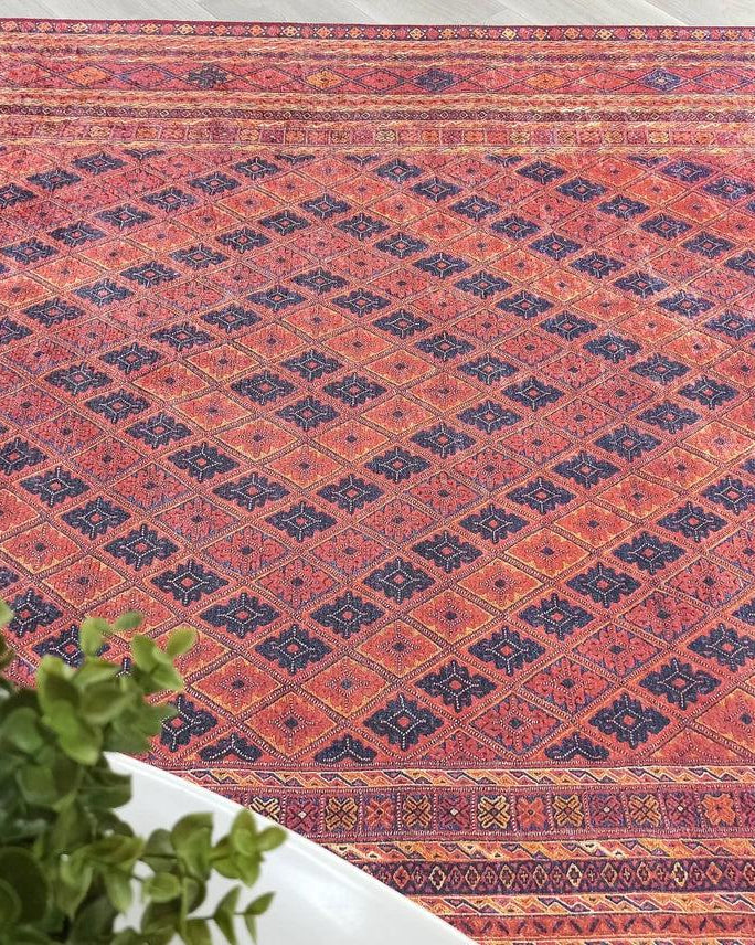 Elda Turkish Red Vintage Rug