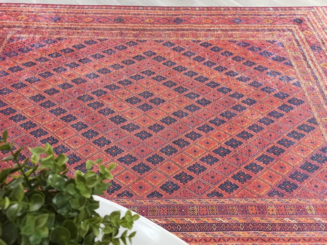 Elda Turkish Red Vintage Rug