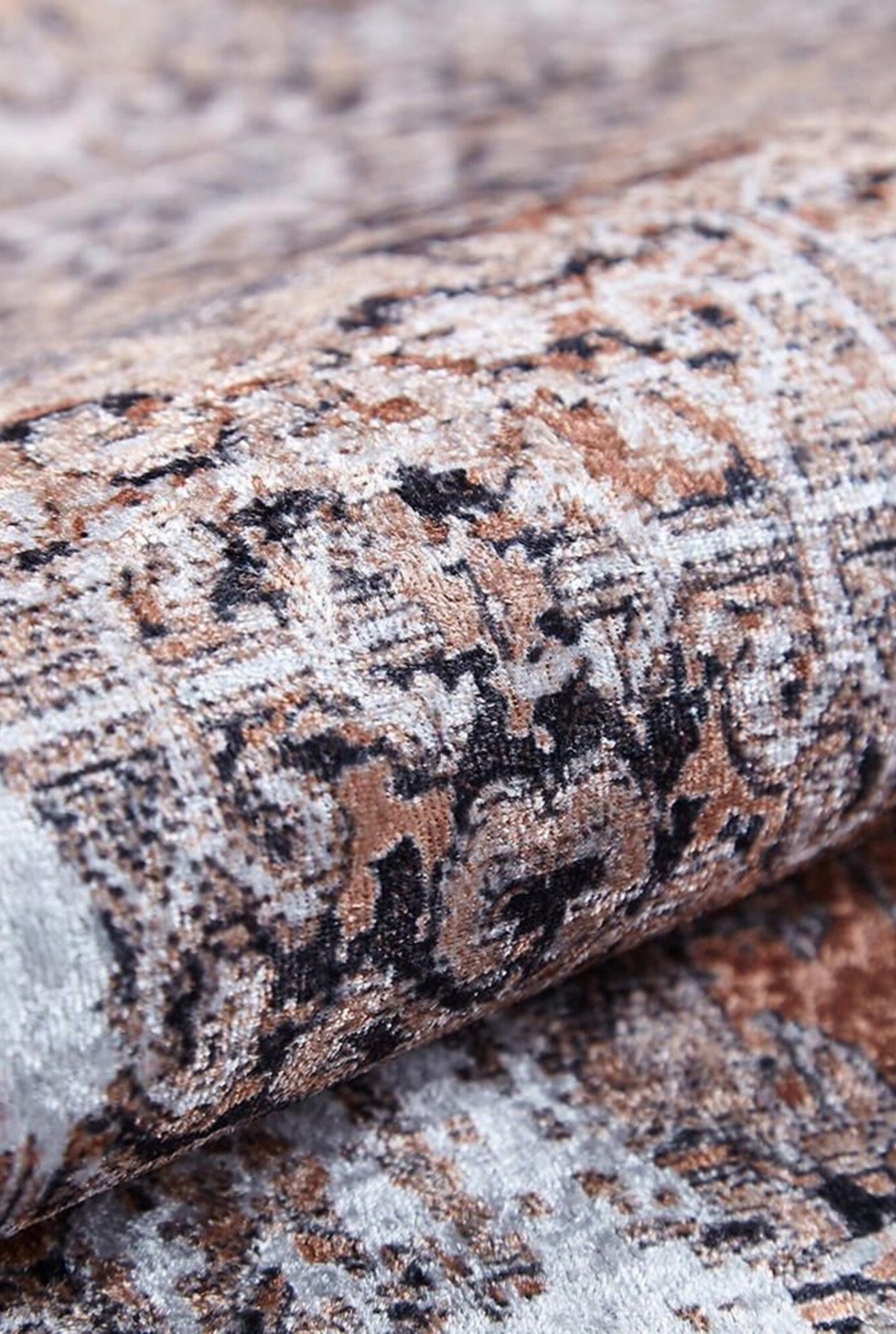 Elia Distressed Turkish Neutral Beige & Blush Rug