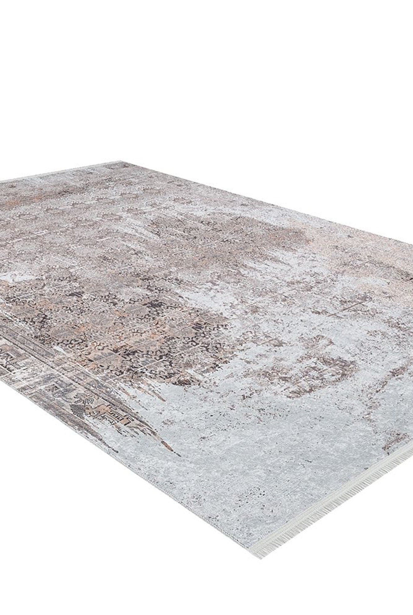 Elia Distressed Turkish Neutral Beige & Blush Rug