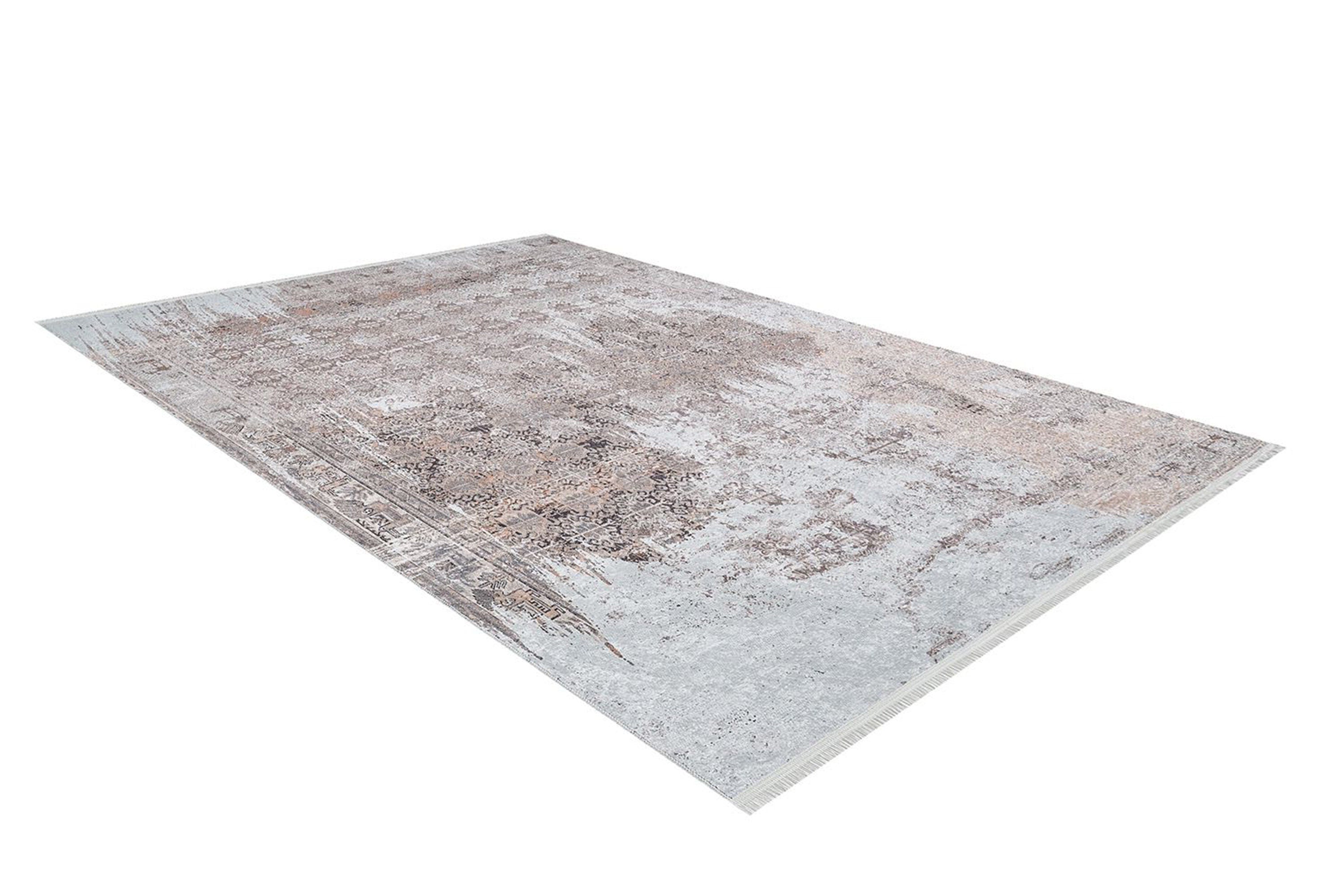 Elia Distressed Turkish Neutral Beige & Blush Rug