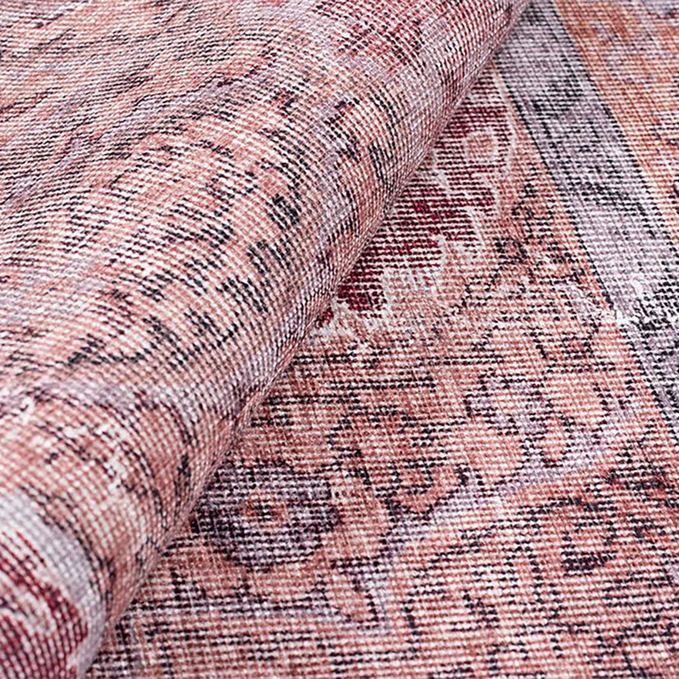 Ella Shabby Chic Oriental Pink Area Rug