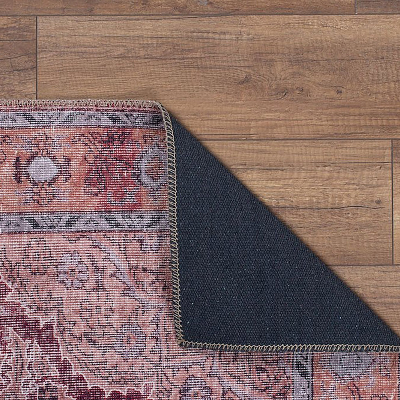 Ella Shabby Chic Oriental Pink Area Rug