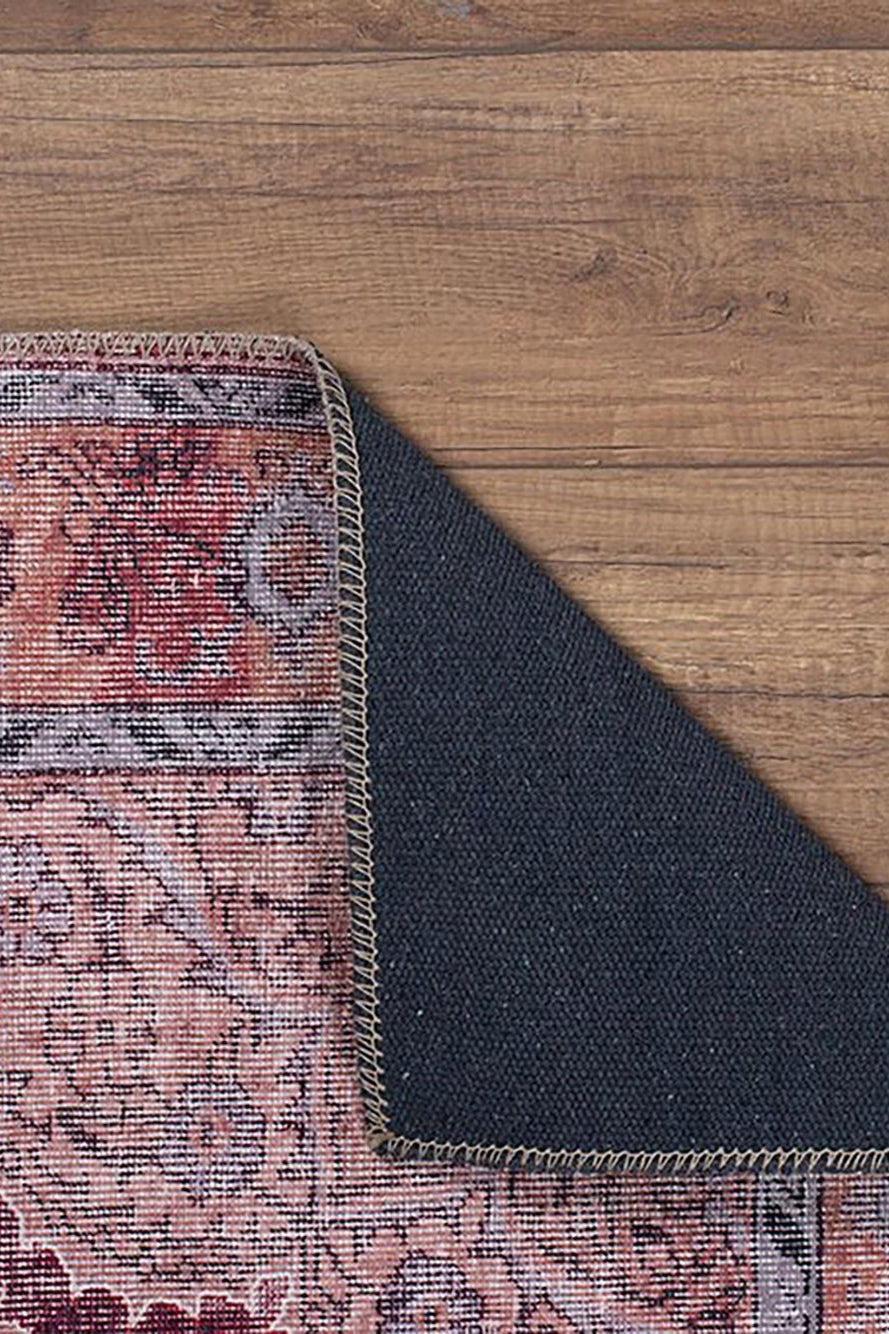 Ella Shabby Chic Oriental Pink Area Rug