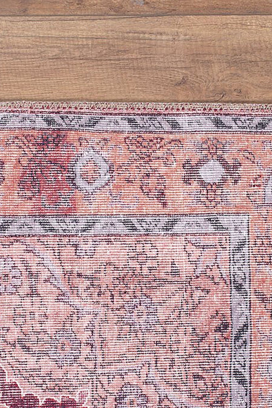 Ella Shabby Chic Oriental Pink Area Rug