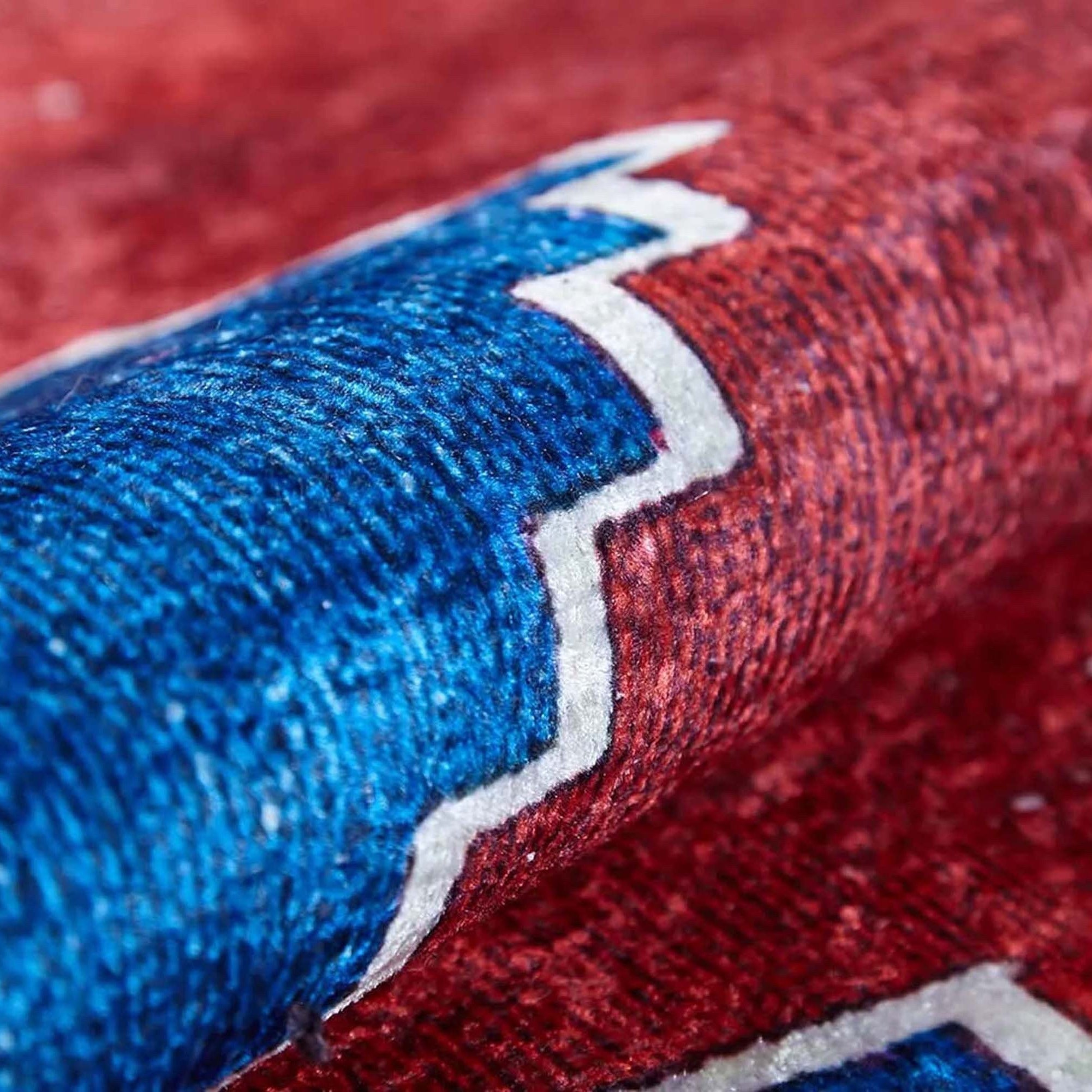 Elma Turkish Kilim Flatweave Red Blue Rug