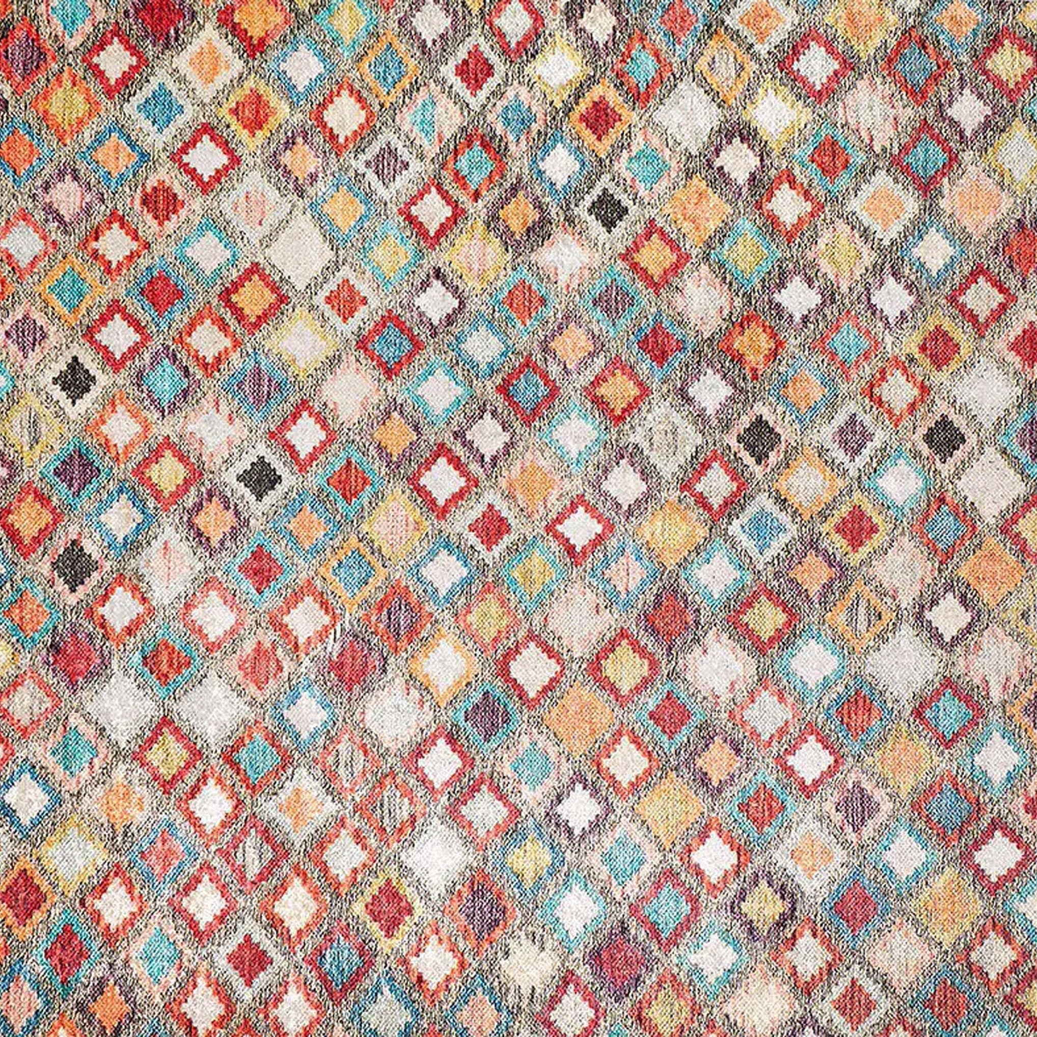 Emel Turkish Colorful Kilim Rug