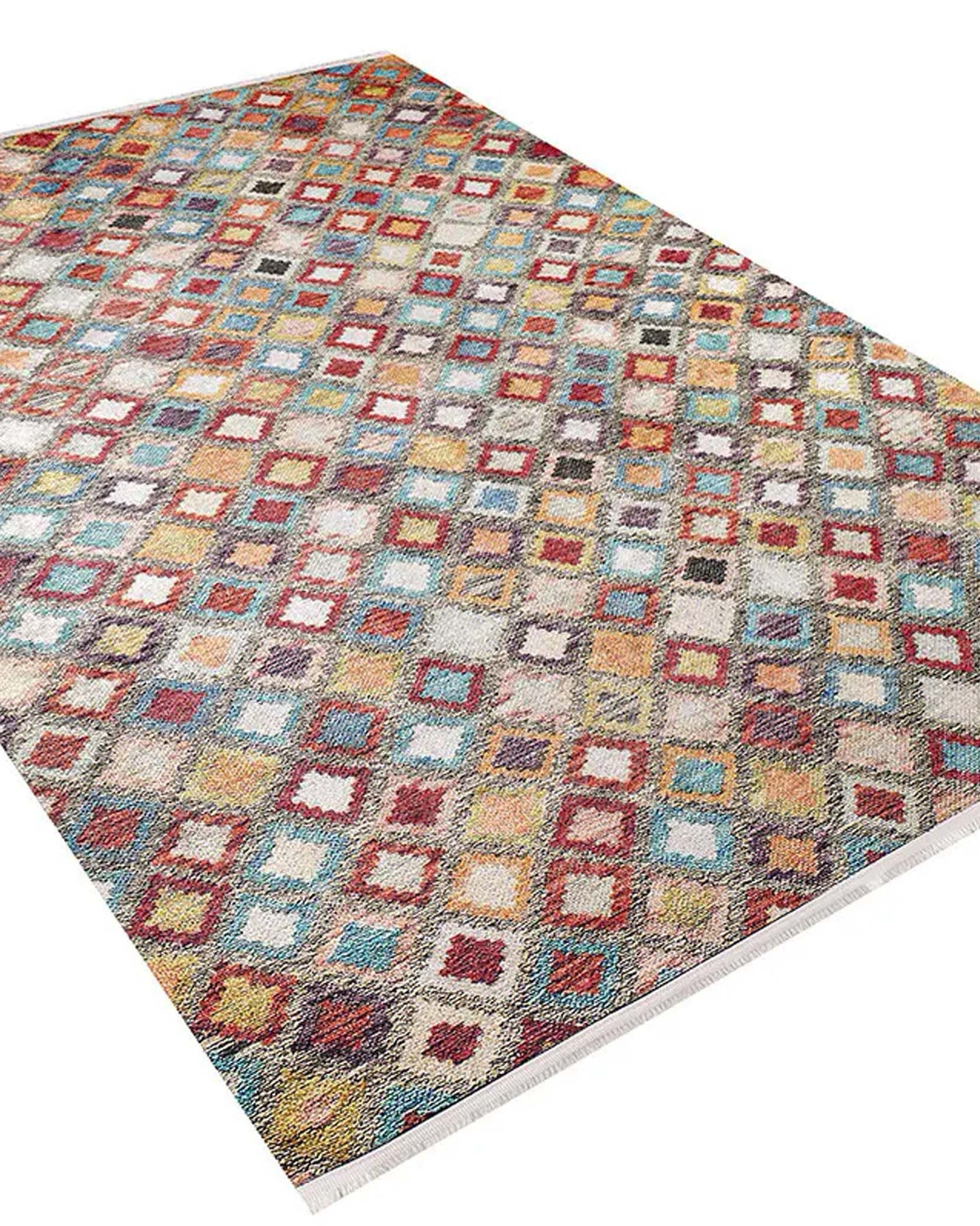 Emel Turkish Colorful Kilim Rug